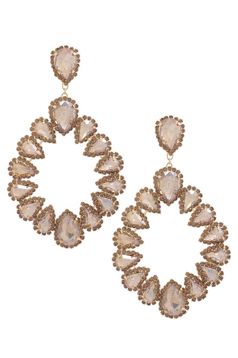 Chunky Teardrop Dangle Earring Chunky Teardrop Dangle Earring - TopFashionHQ