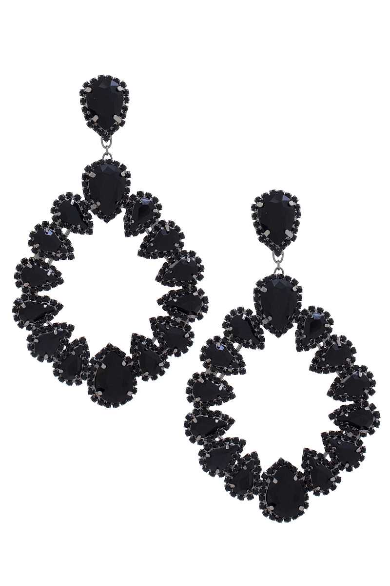 Chunky Teardrop Dangle Earring Chunky Teardrop Dangle Earring - TopFashionHQ