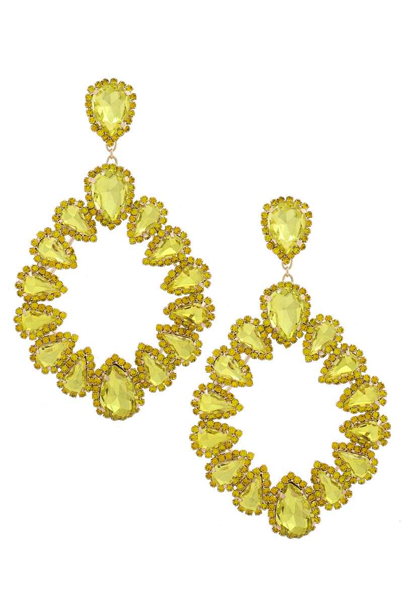 Chunky Teardrop Dangle Earring Chunky Teardrop Dangle Earring - TopFashionHQ