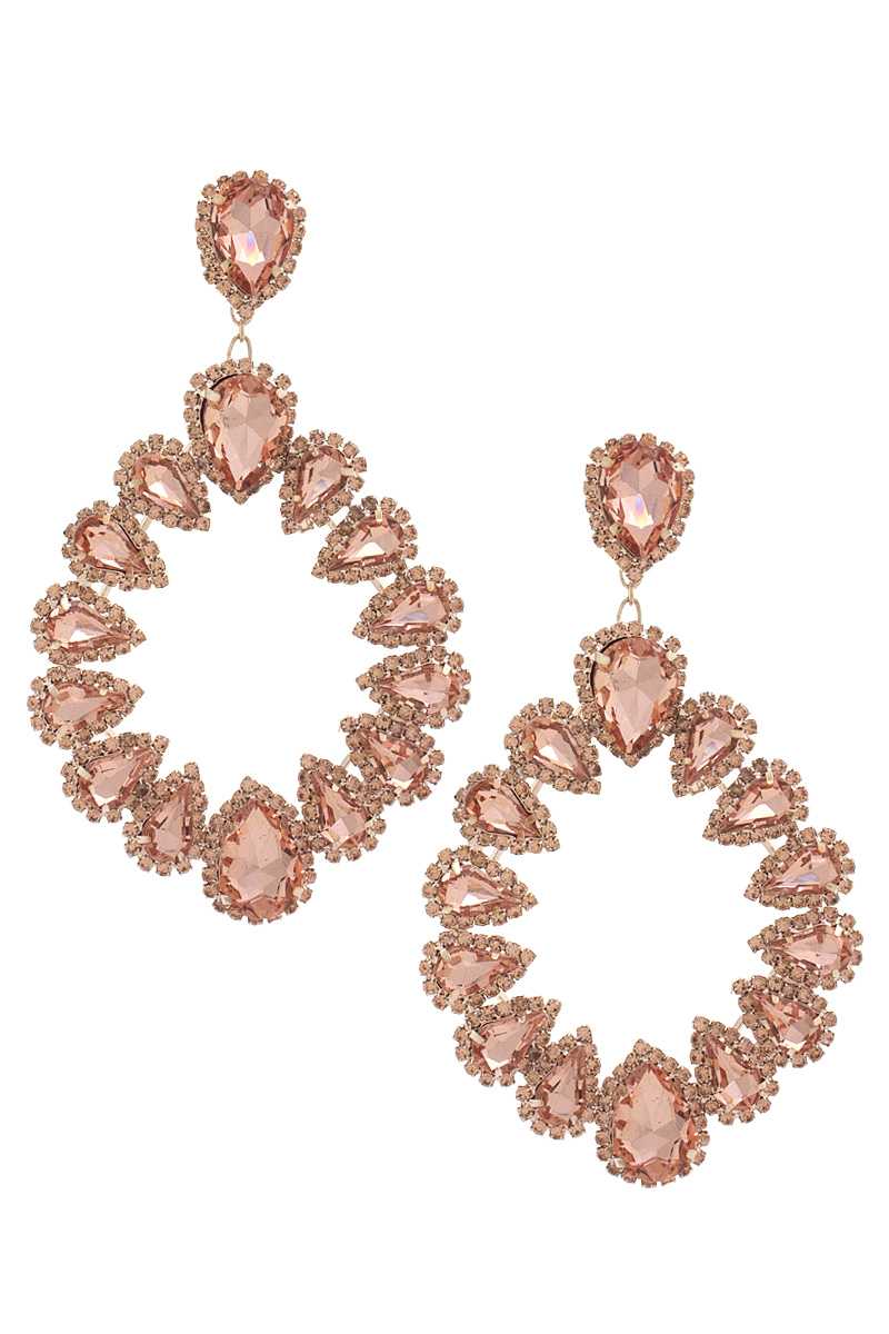 Chunky Teardrop Dangle Earring Chunky Teardrop Dangle Earring - TopFashionHQ