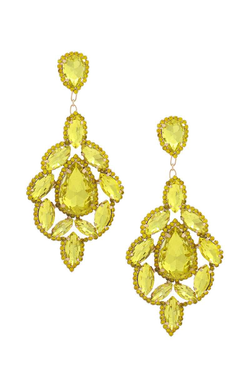 Teardrop Rhinestone Dangle Earring product image