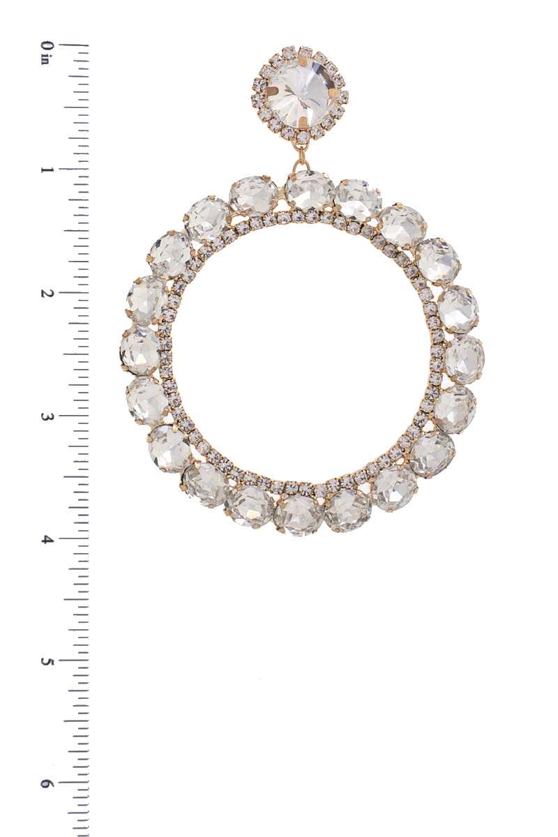 Rhinestone Dangle Earring product image