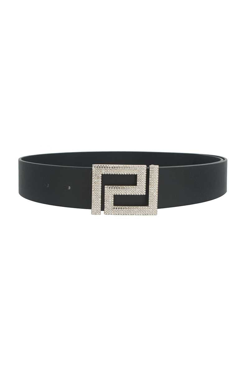 Rhinestone Pave Geo Shape Belt product image