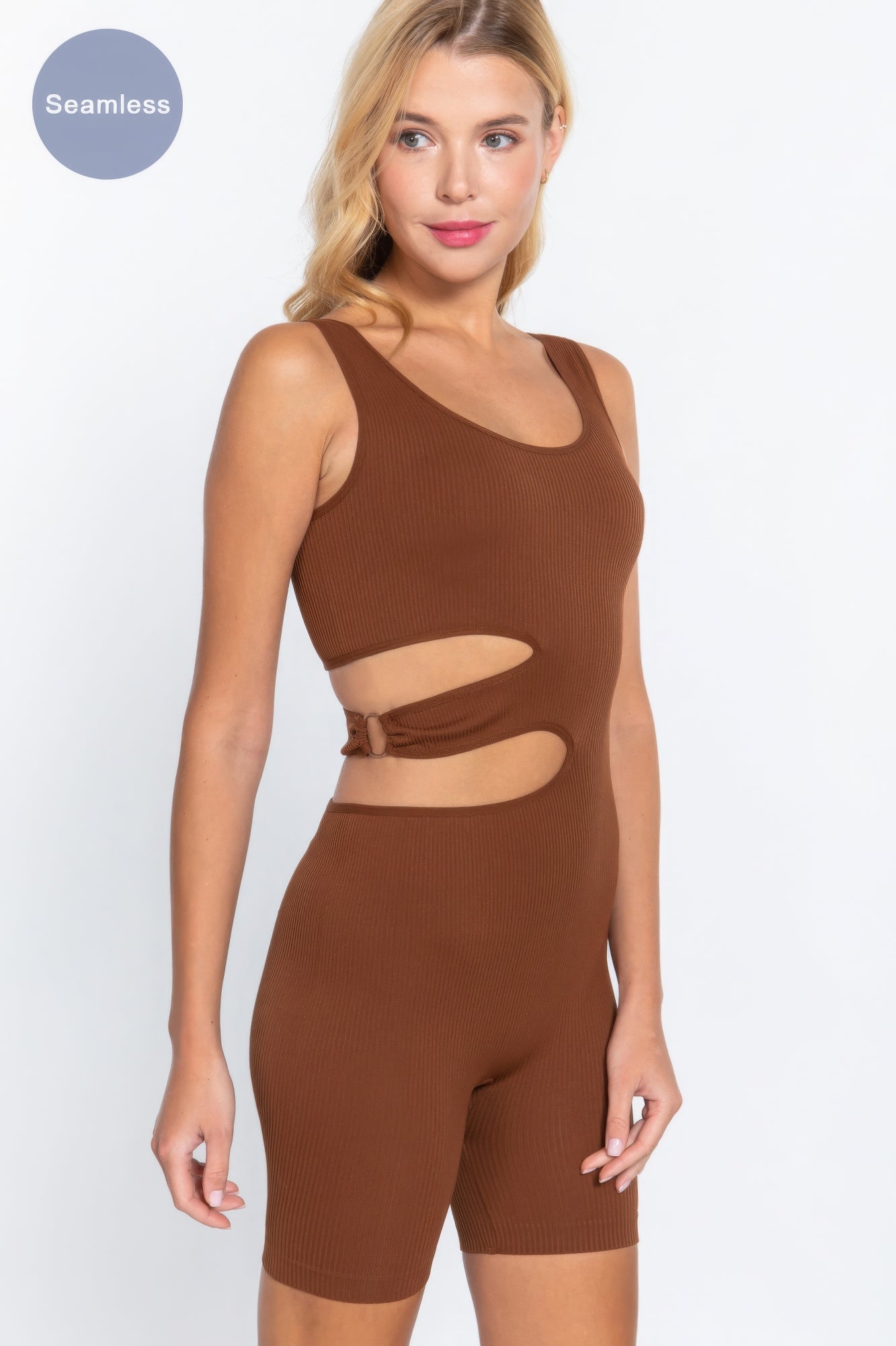 Suave Cut-out Seamless Romper product image