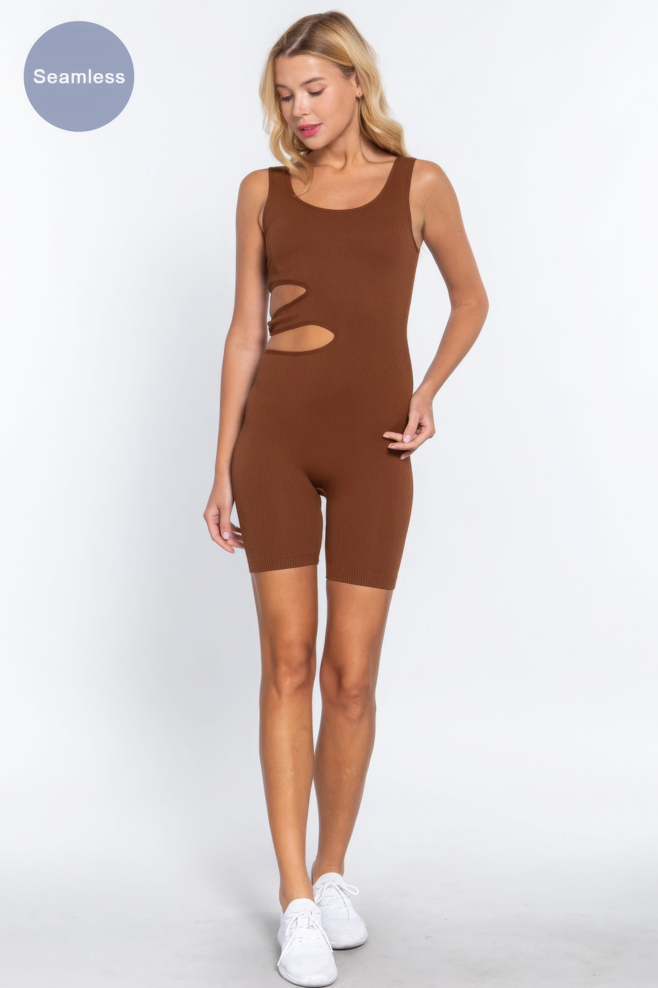 Suave Cut-out Seamless Romper product image