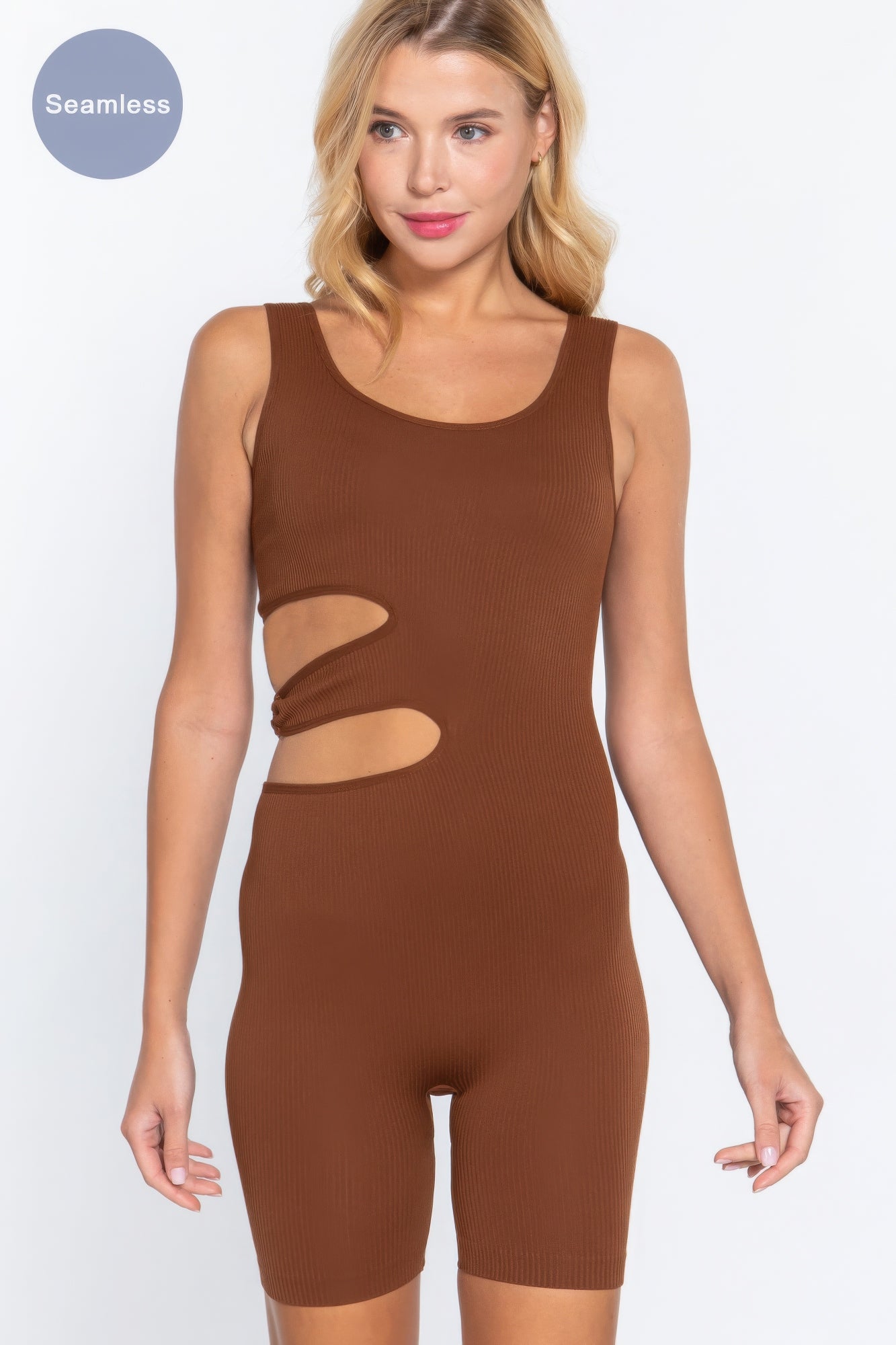 Suave Cut-out Seamless Romper product image