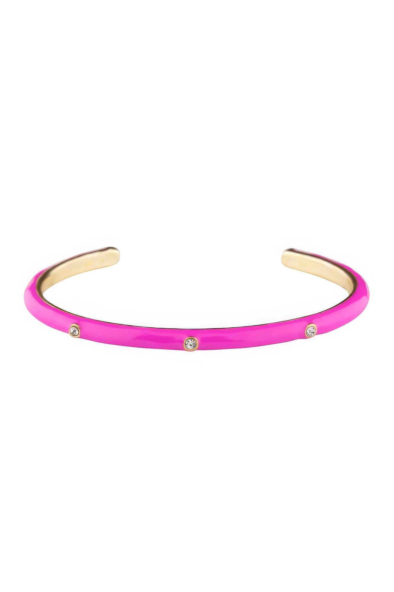 Color Metal Rhinestone Cuff Bracelet product image