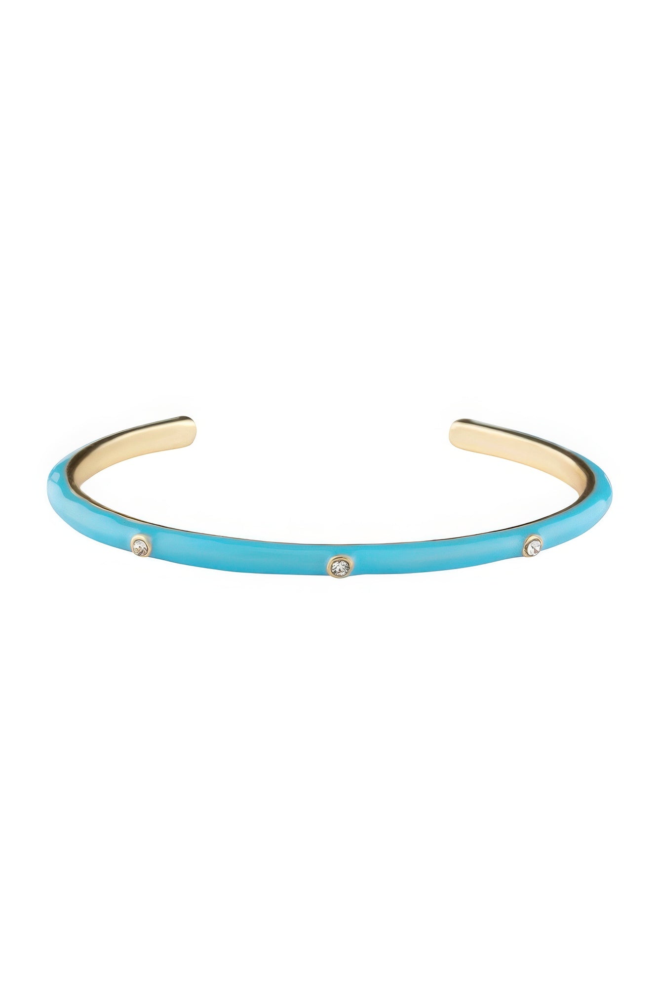 Color Metal Rhinestone Cuff Bracelet product image