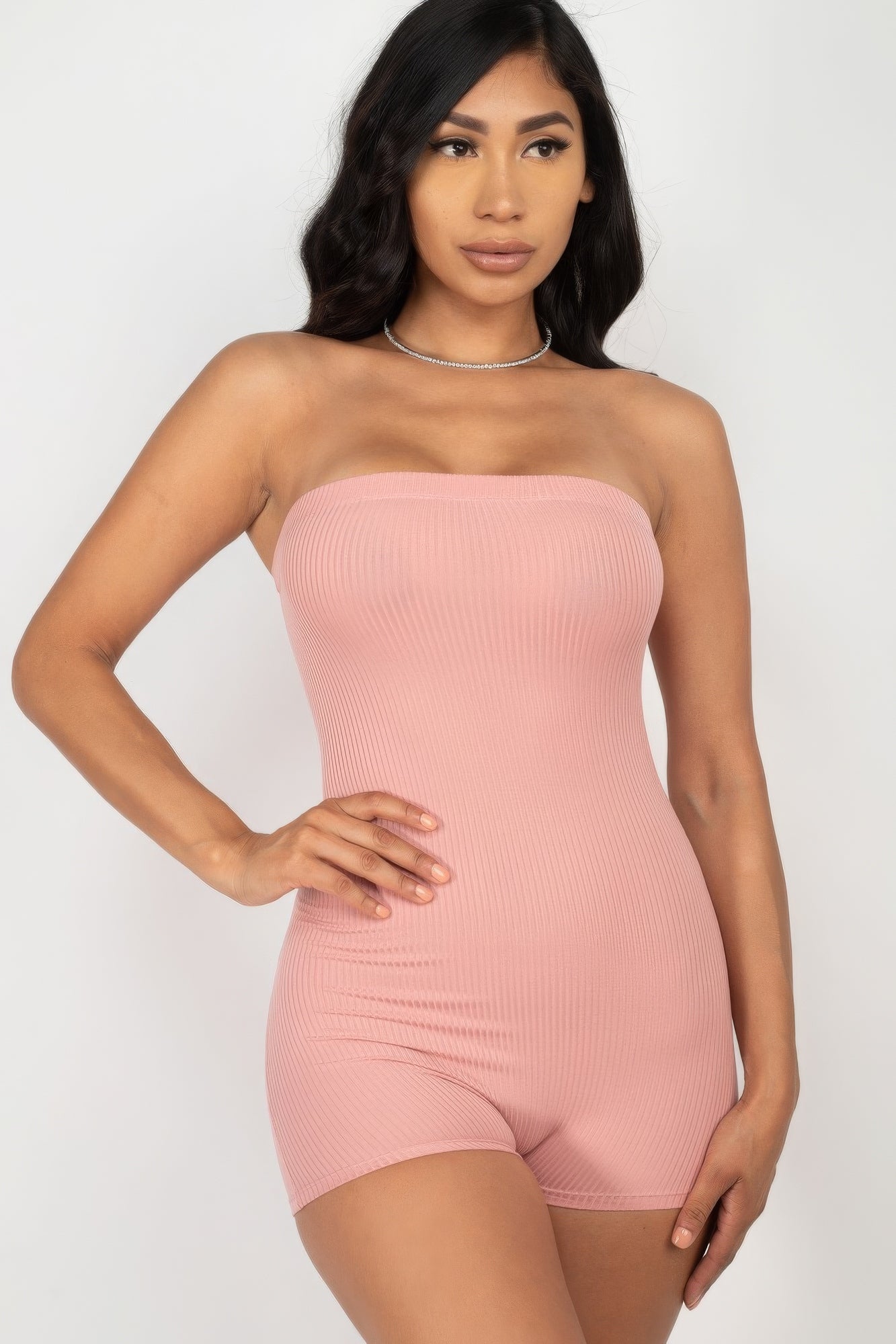 Fitted Tube Romper Fitted Tube Romper - TopFashionHQ