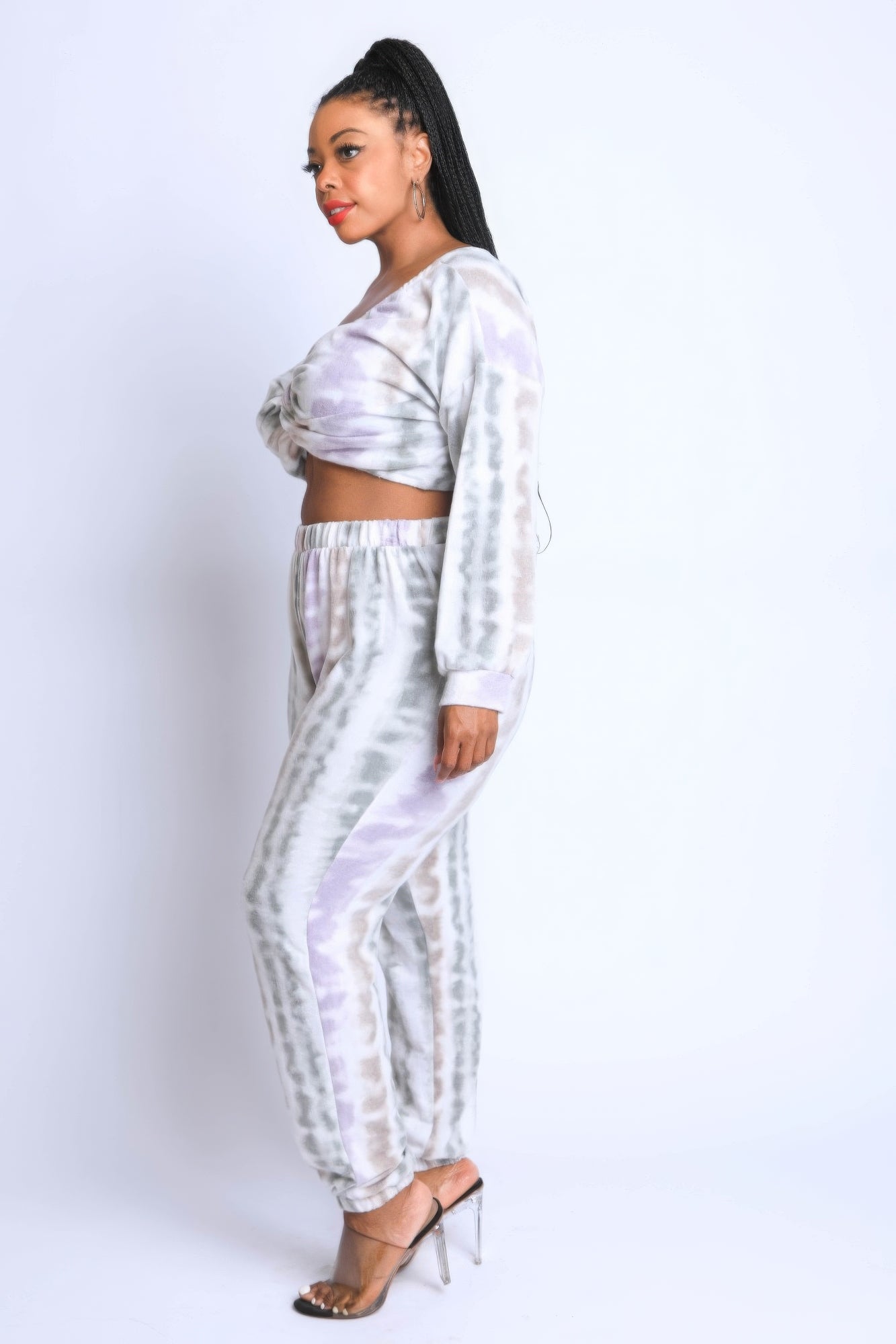 Tie Die Off Shoulder Set product image