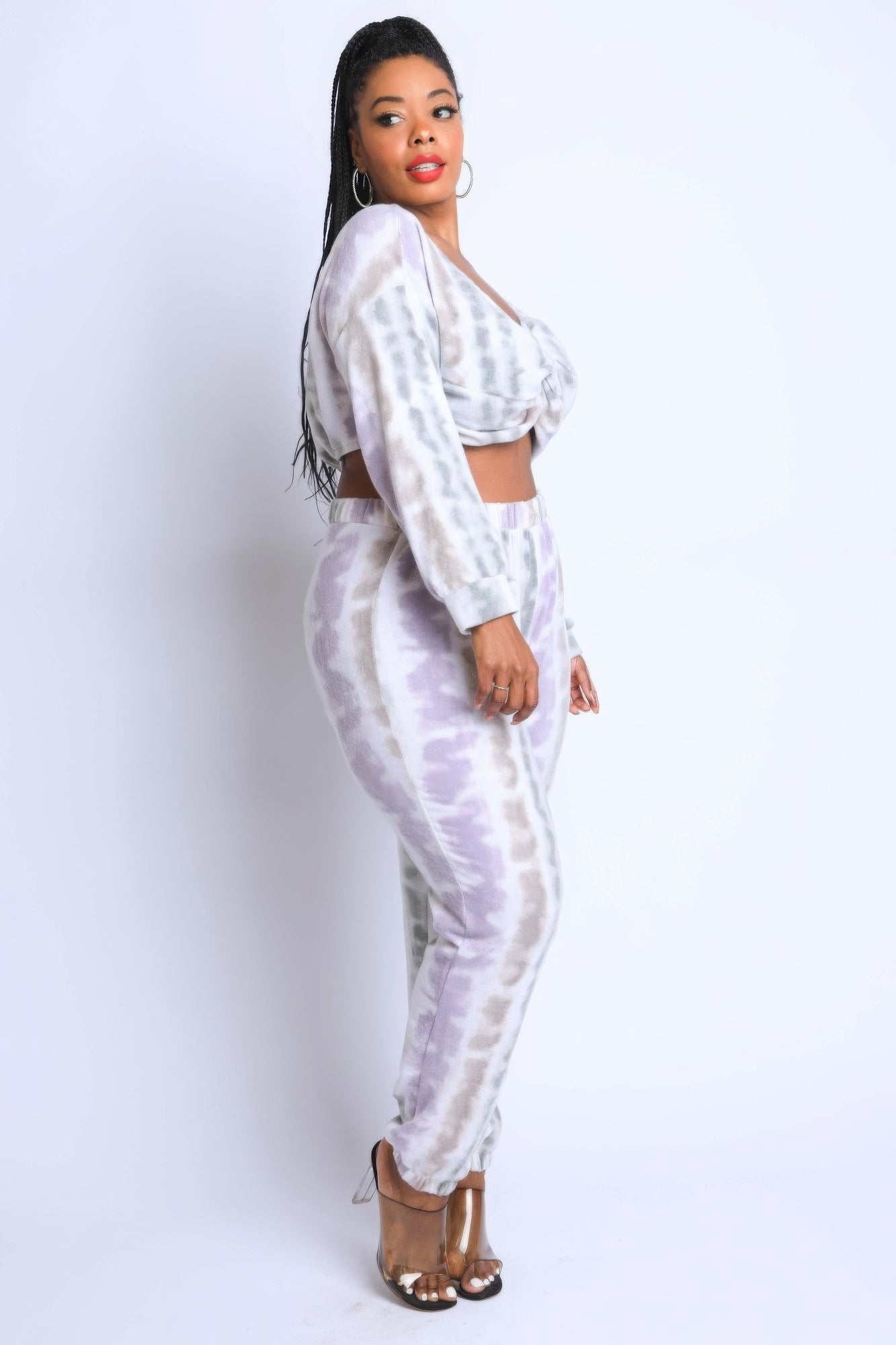 Tie Die Off Shoulder Set product image