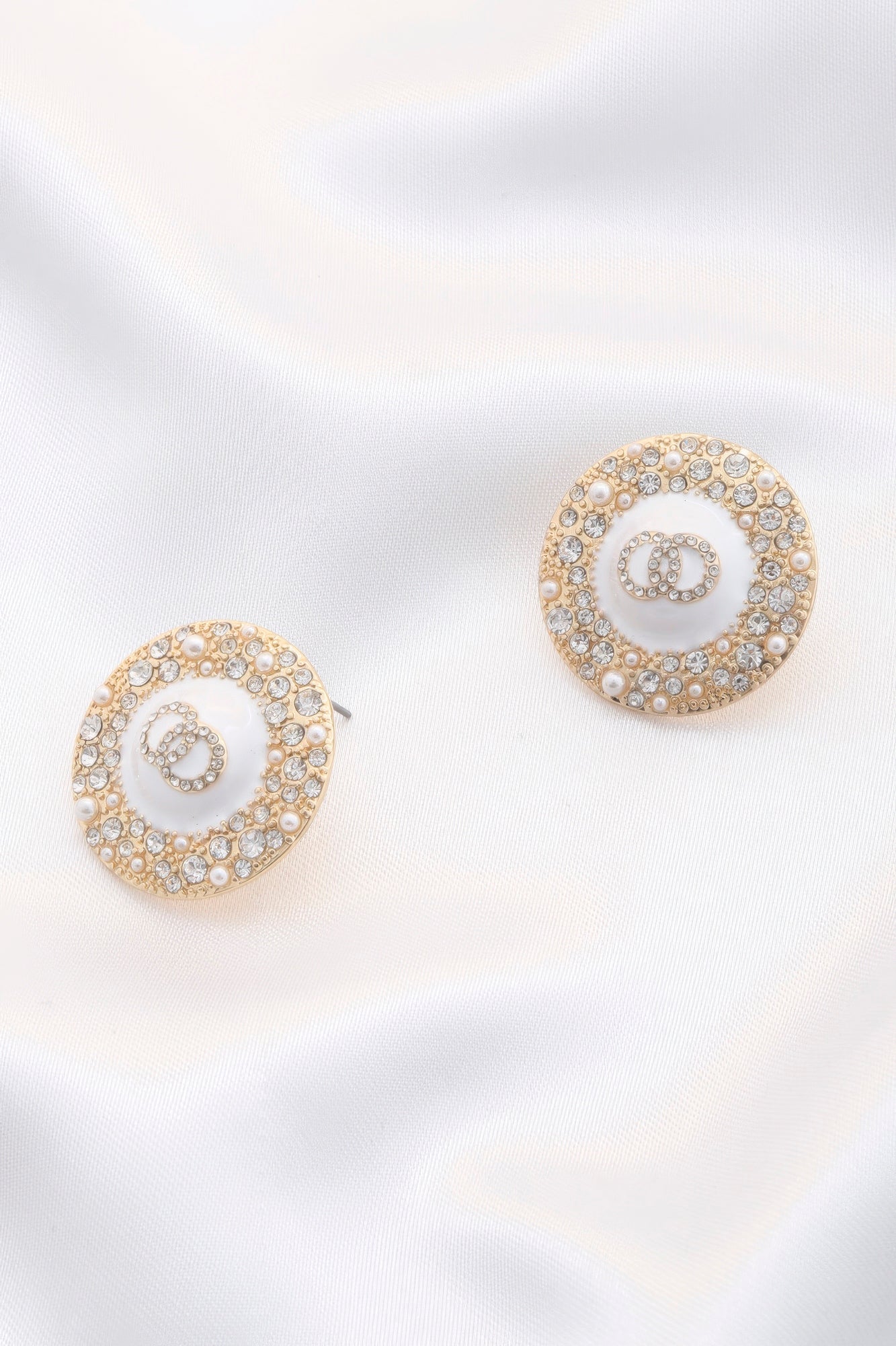 Double Circle Round Metal Earring product image