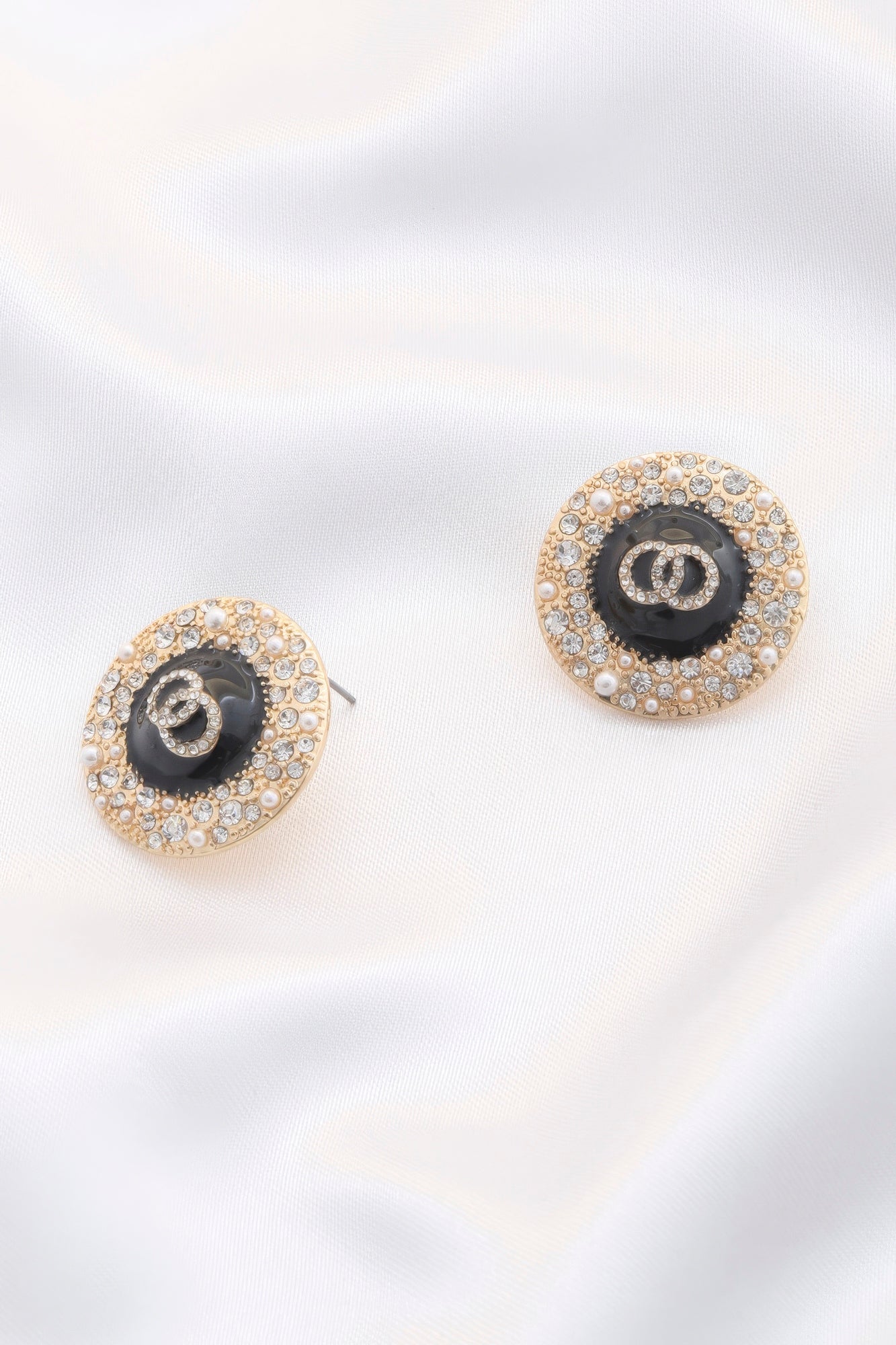 Double Circle Round Metal Earring product image
