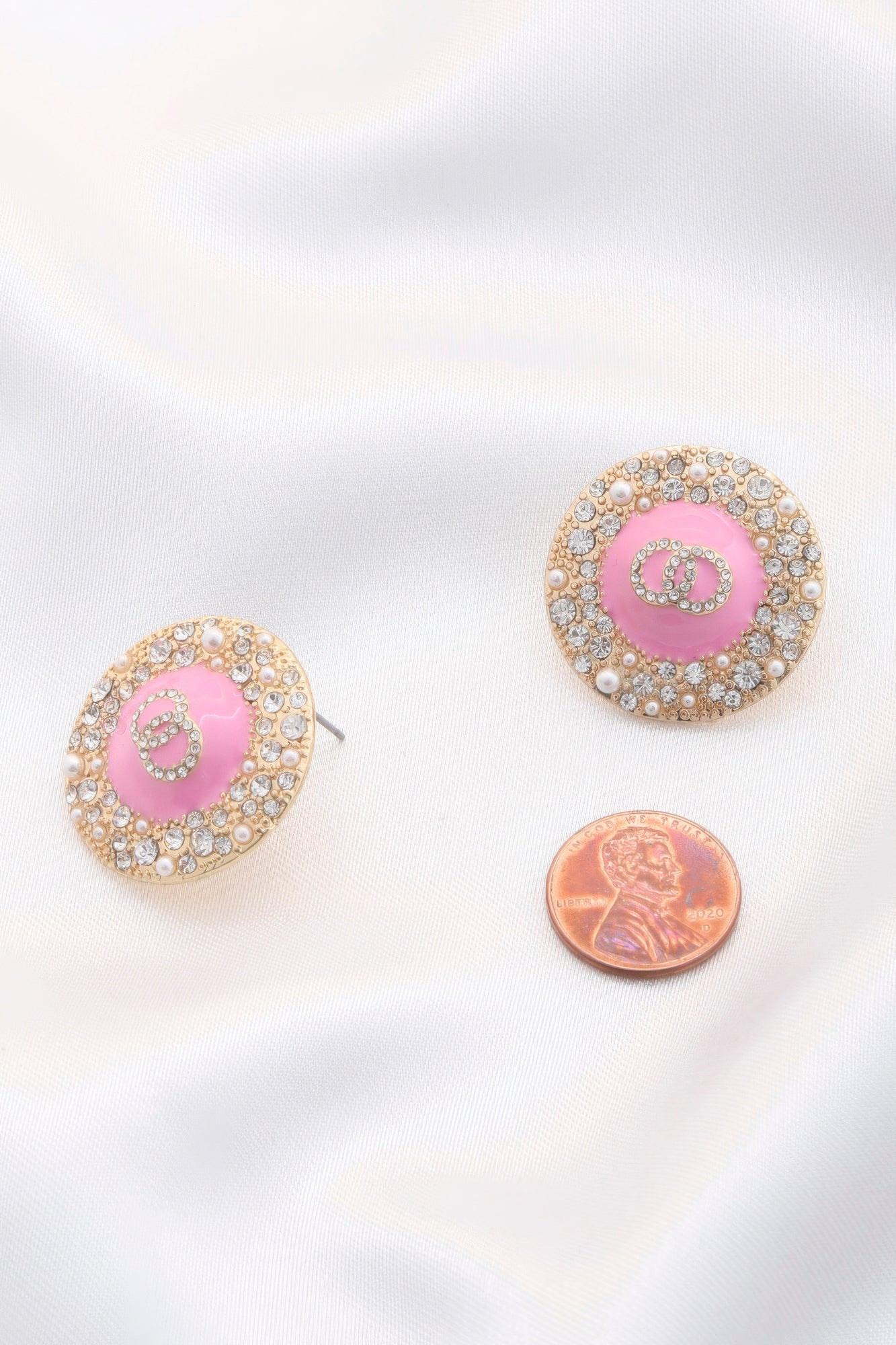 Double Circle Round Metal Earring product image