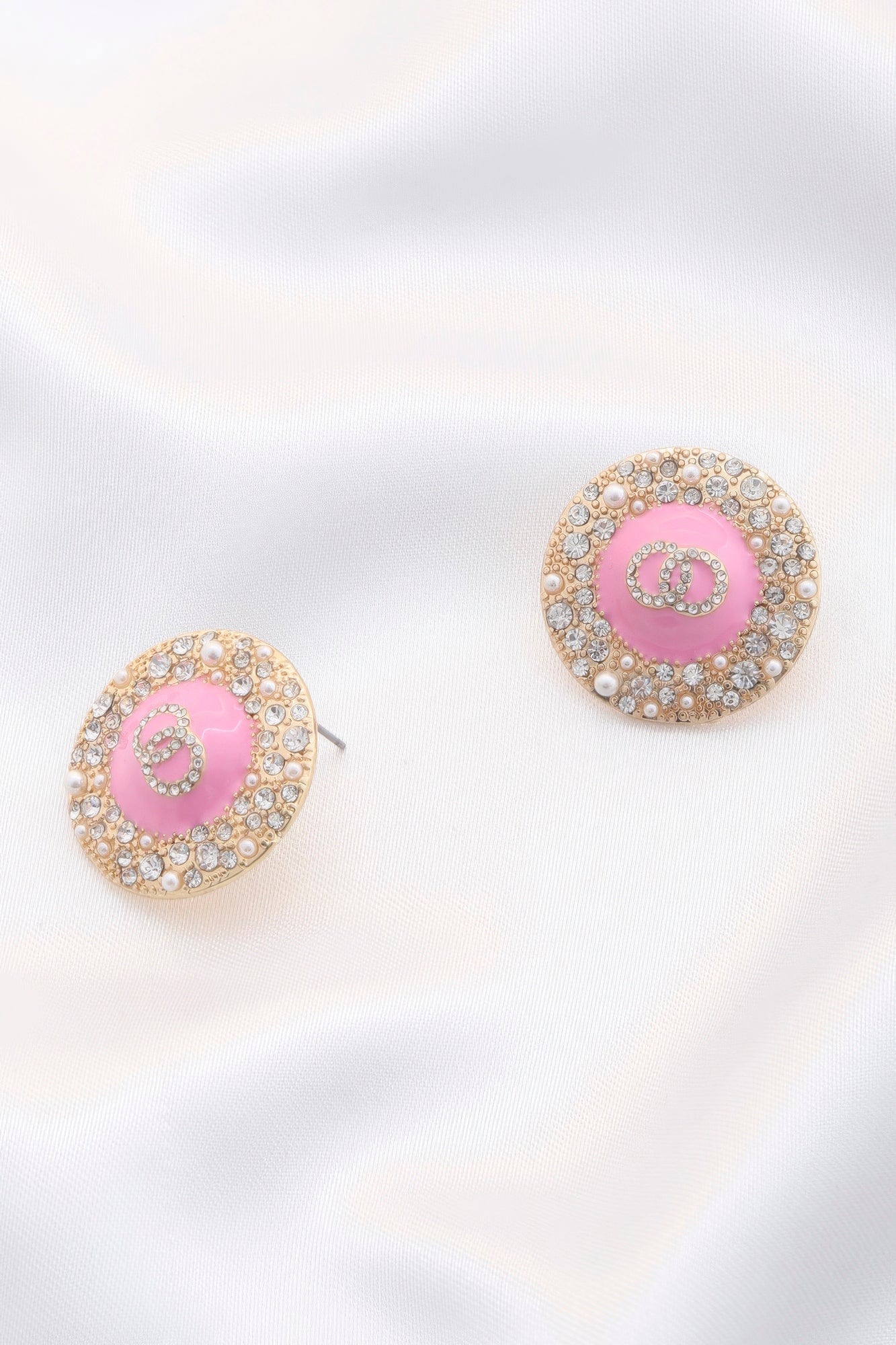 Double Circle Round Metal Earring product image