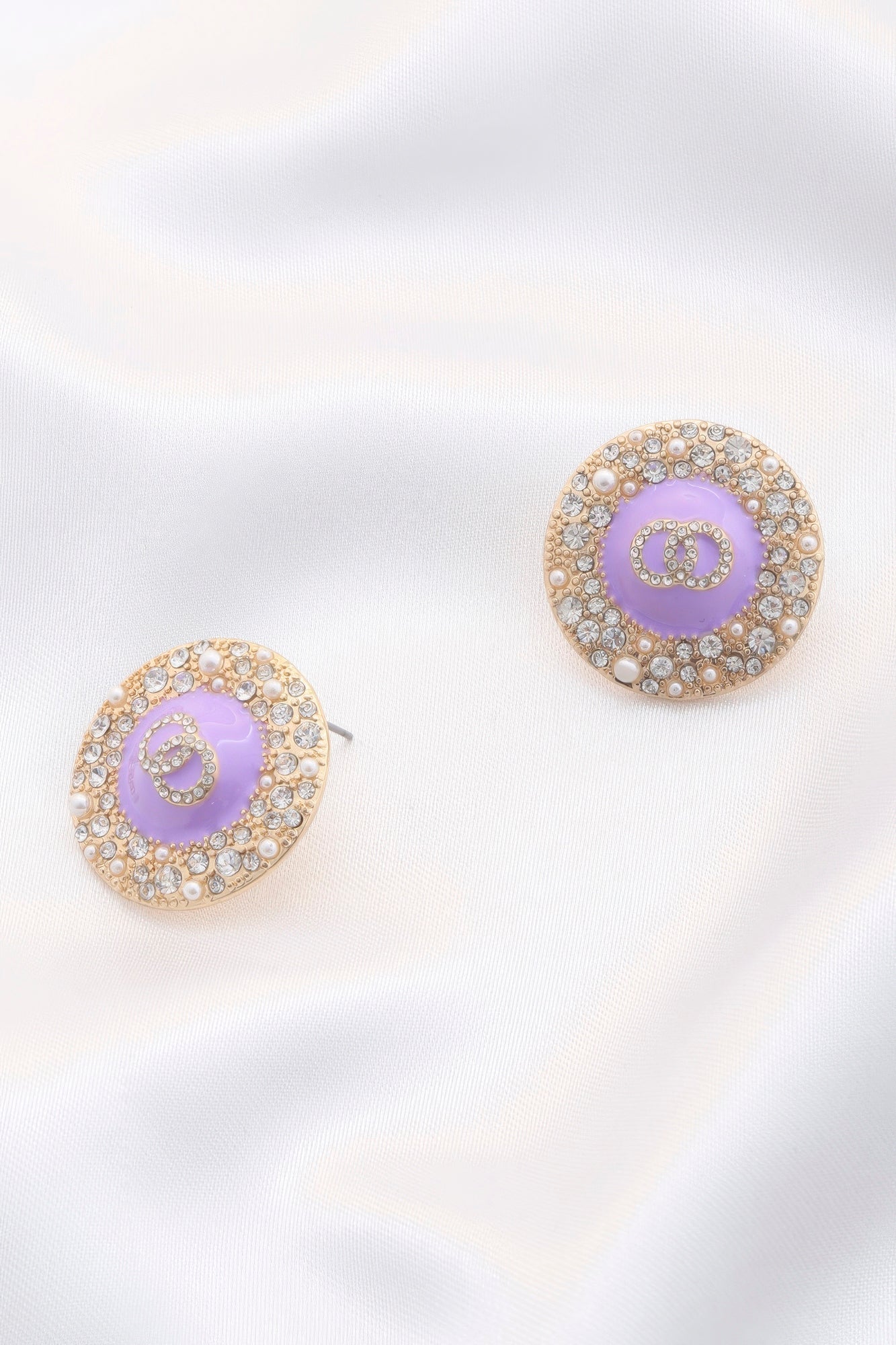 Double Circle Round Metal Earring product image