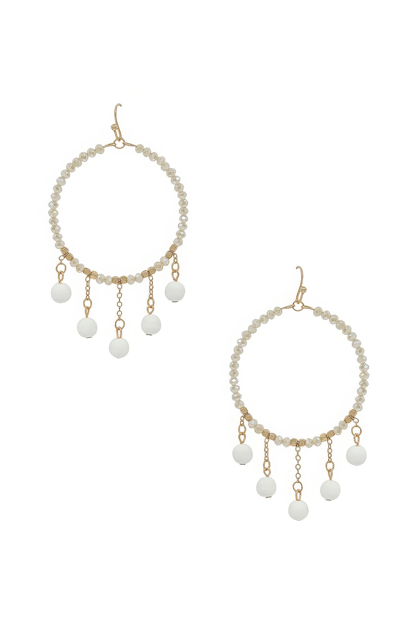 Clay Ball Charm Round Beads Earring product image