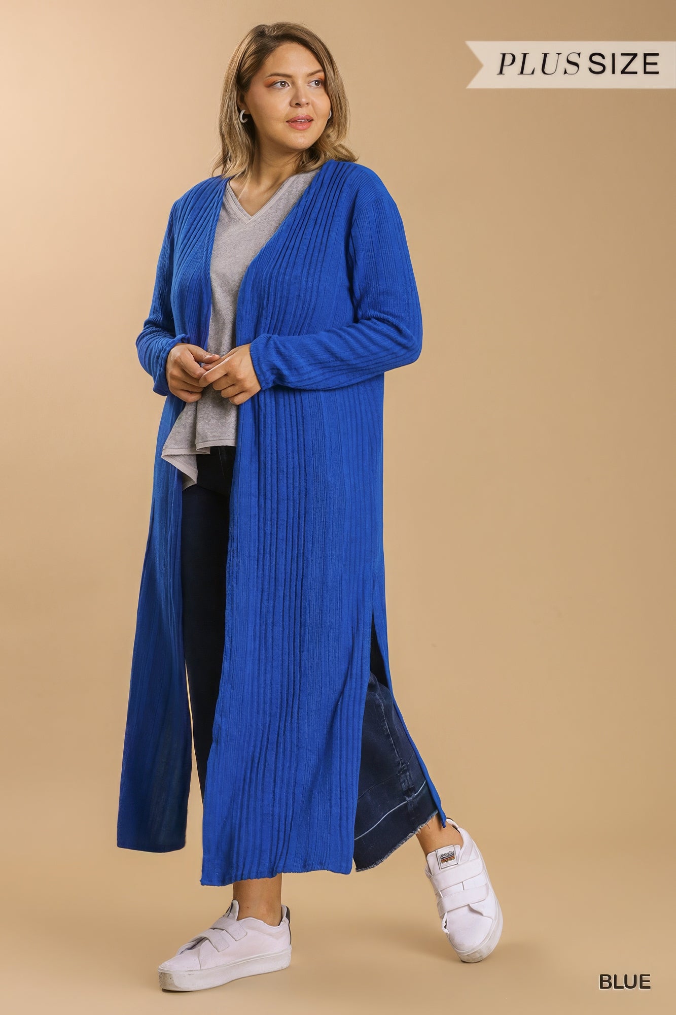 Open Front Long Body Cardigan product image