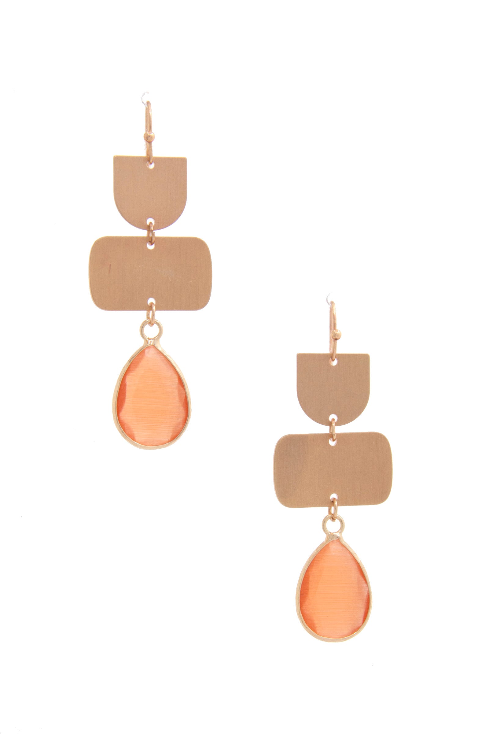 Teardrop Gem Multi Shape Dangle Earring product image