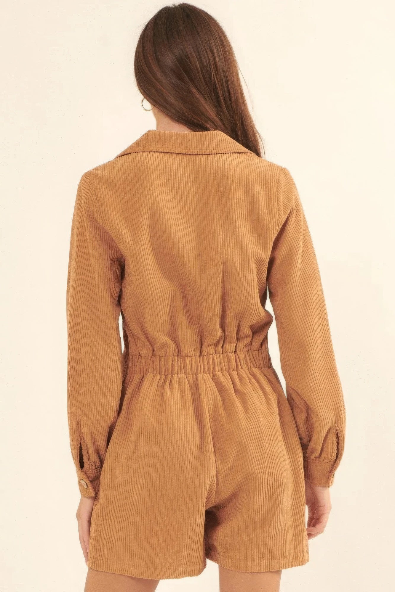 A Woven Corduroy Romper product image