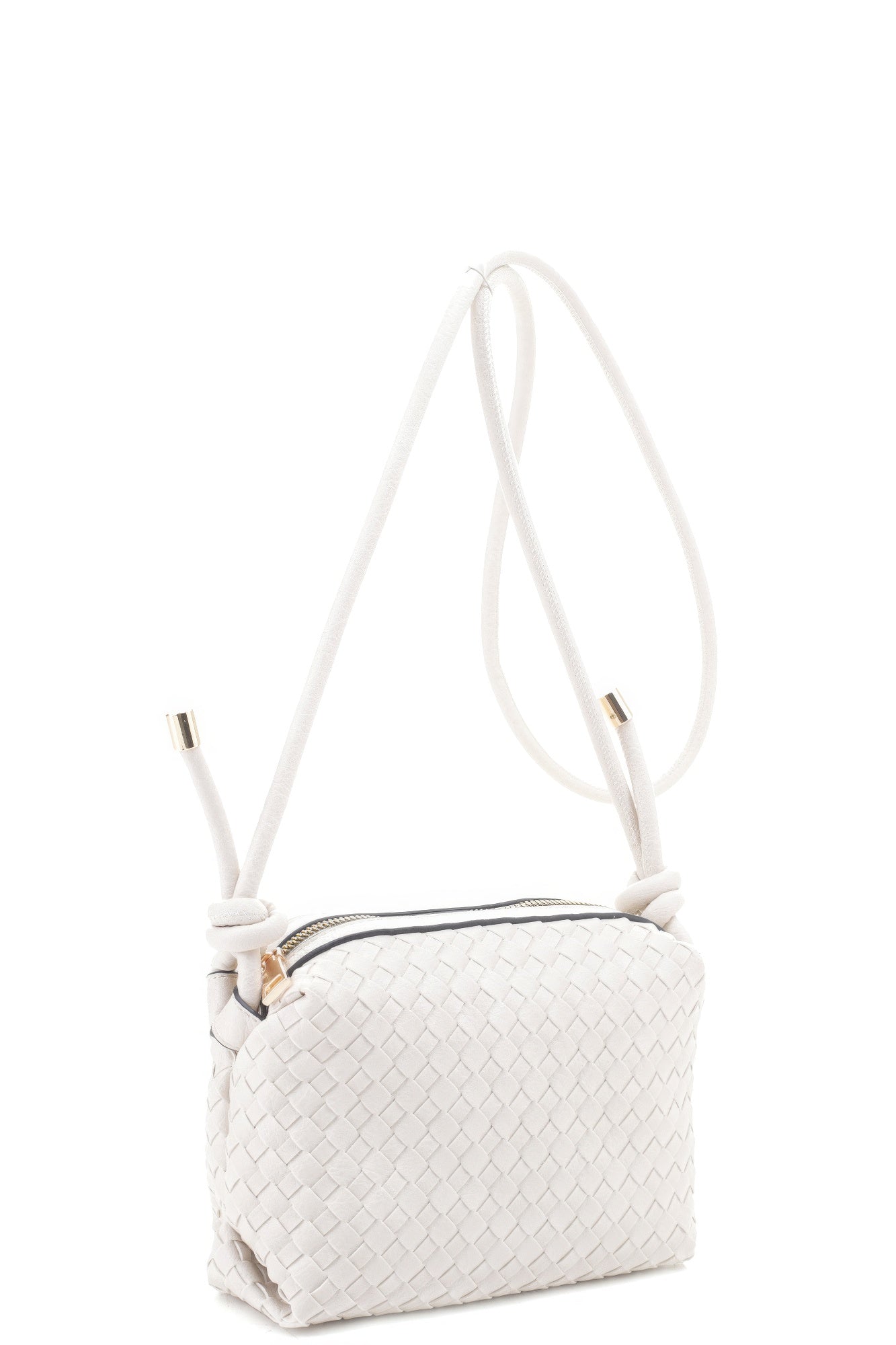Braid Texture Zipper Crossbody Bag product image