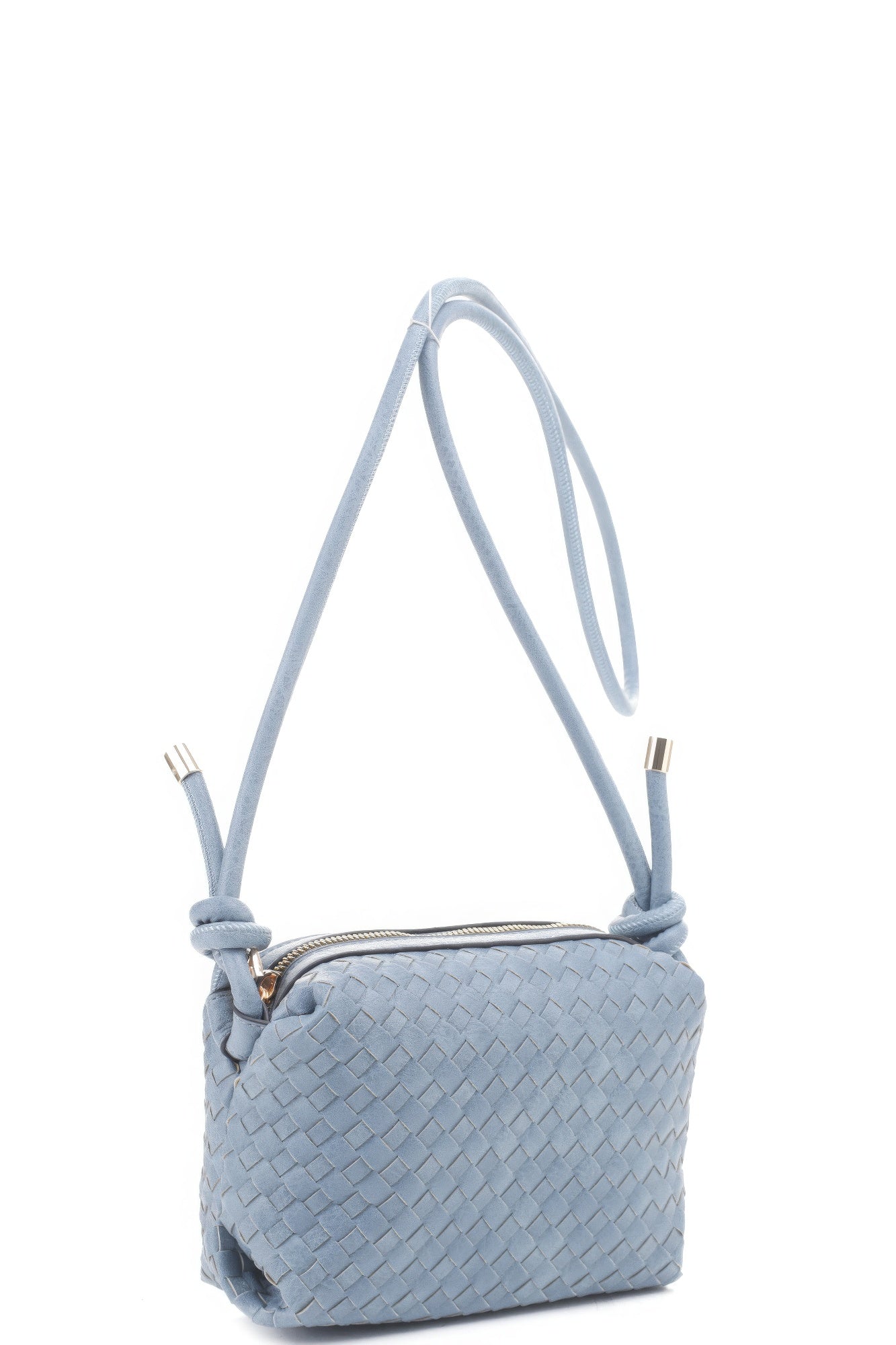 Braid Texture Zipper Crossbody Bag product image