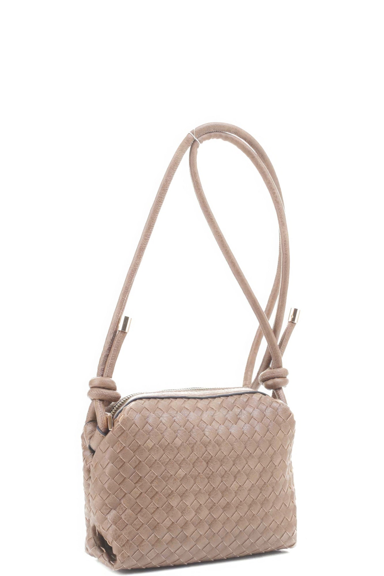Braid Texture Zipper Crossbody Bag product image