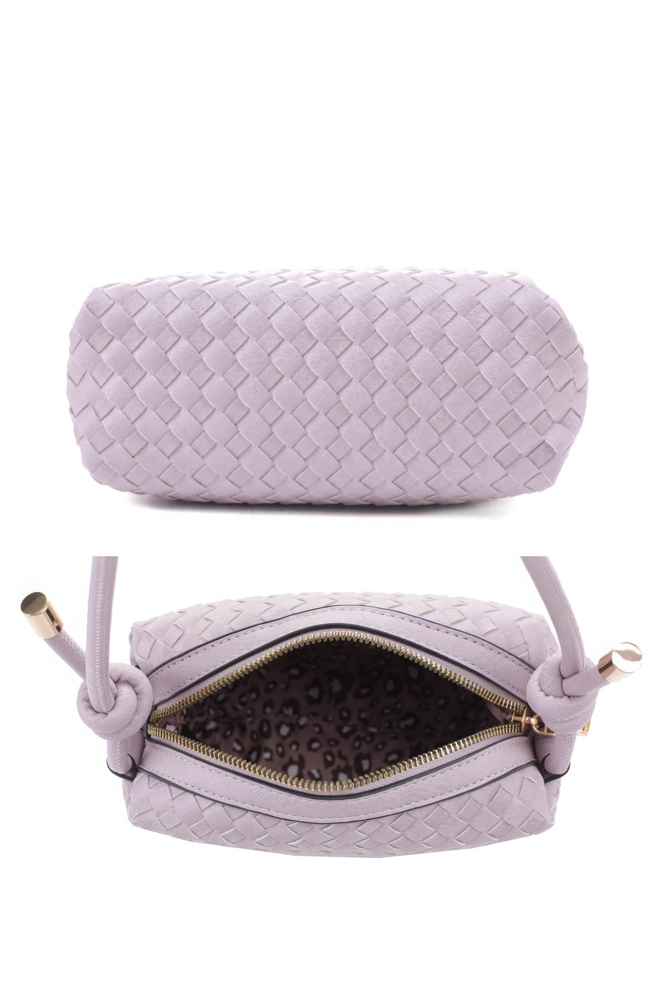 Braid Texture Zipper Crossbody Bag product image