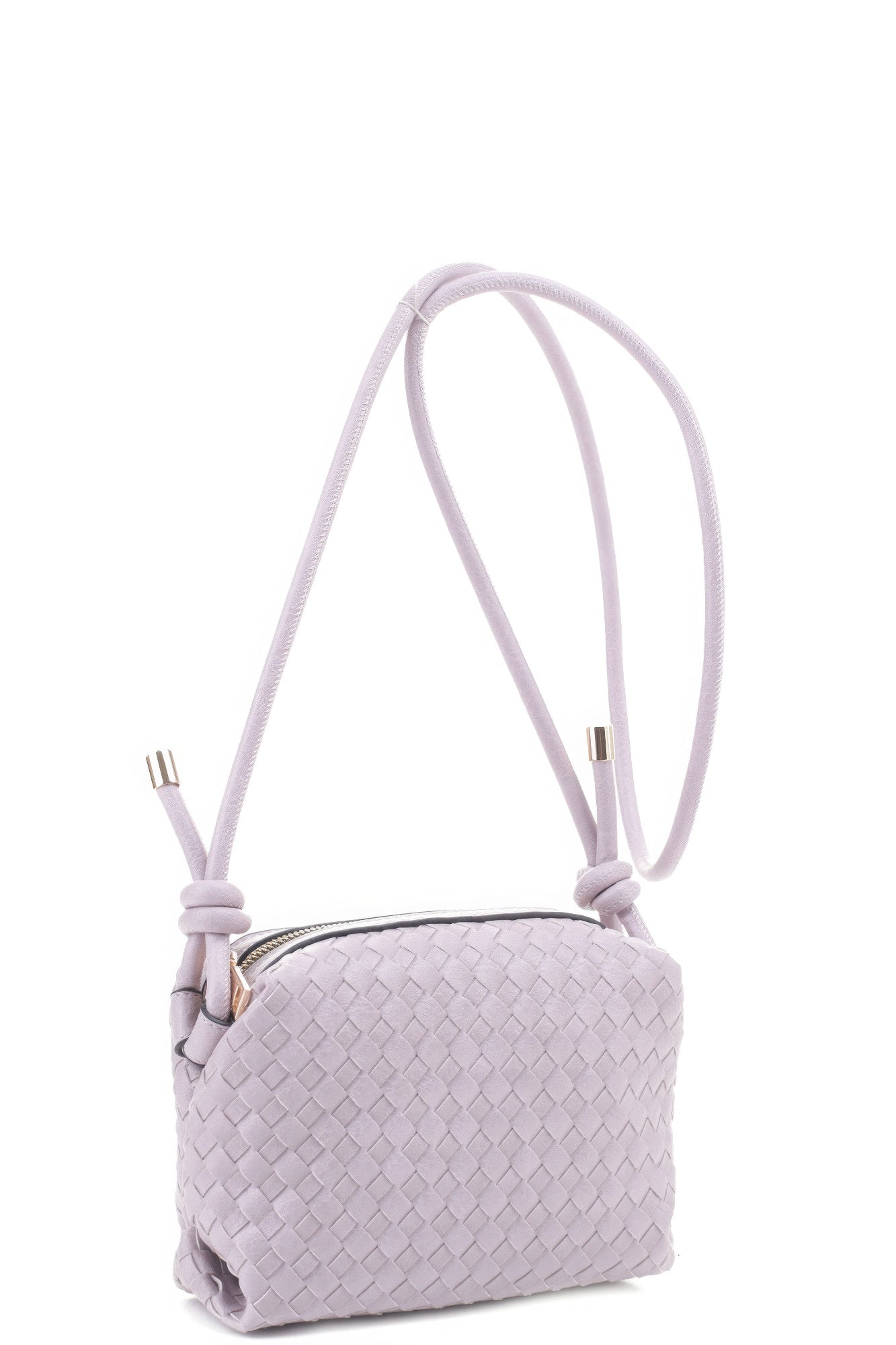 Braid Texture Zipper Crossbody Bag product image