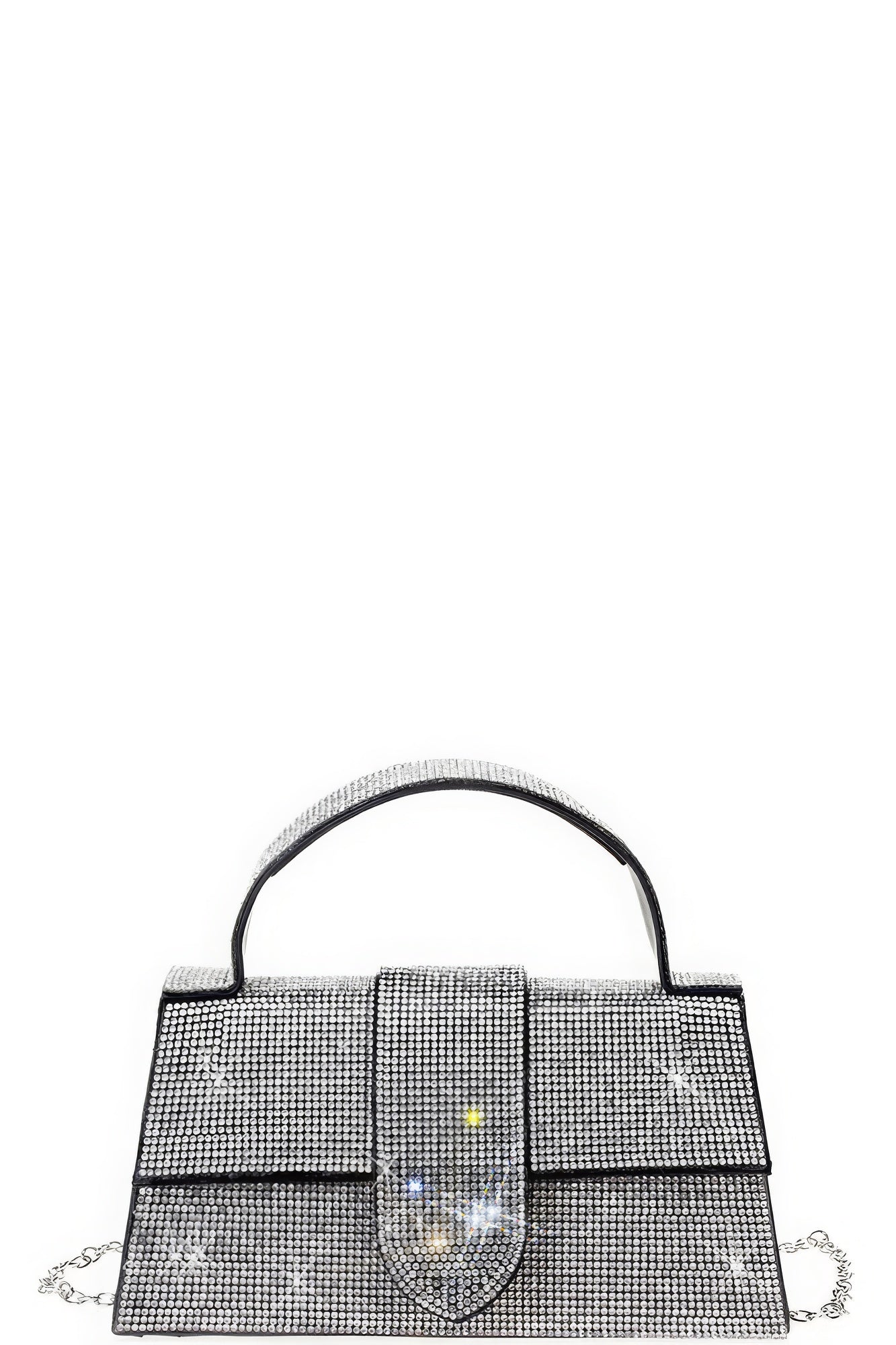 Rhinestone Allover Chic Design Handle Bag Rhinestone Allover Chic Design Handle Bag - TopFashionHQ