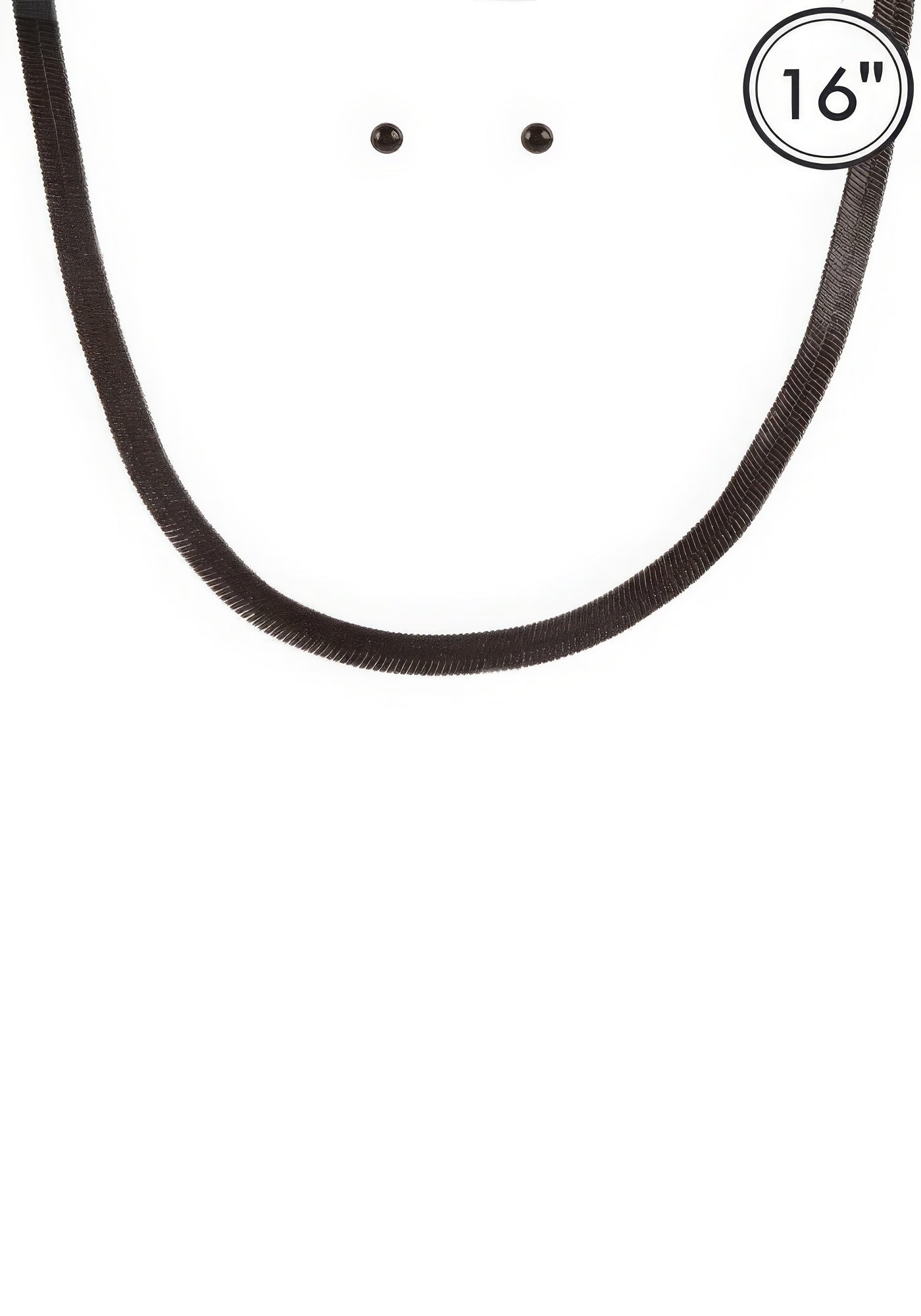 Aluminumcoating Herringbone Necklace Set product image