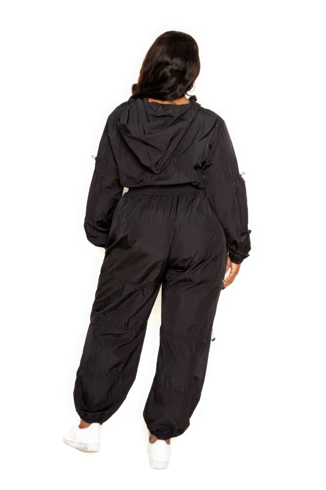 Active Zip Up Set With Cord Lock Detail product image