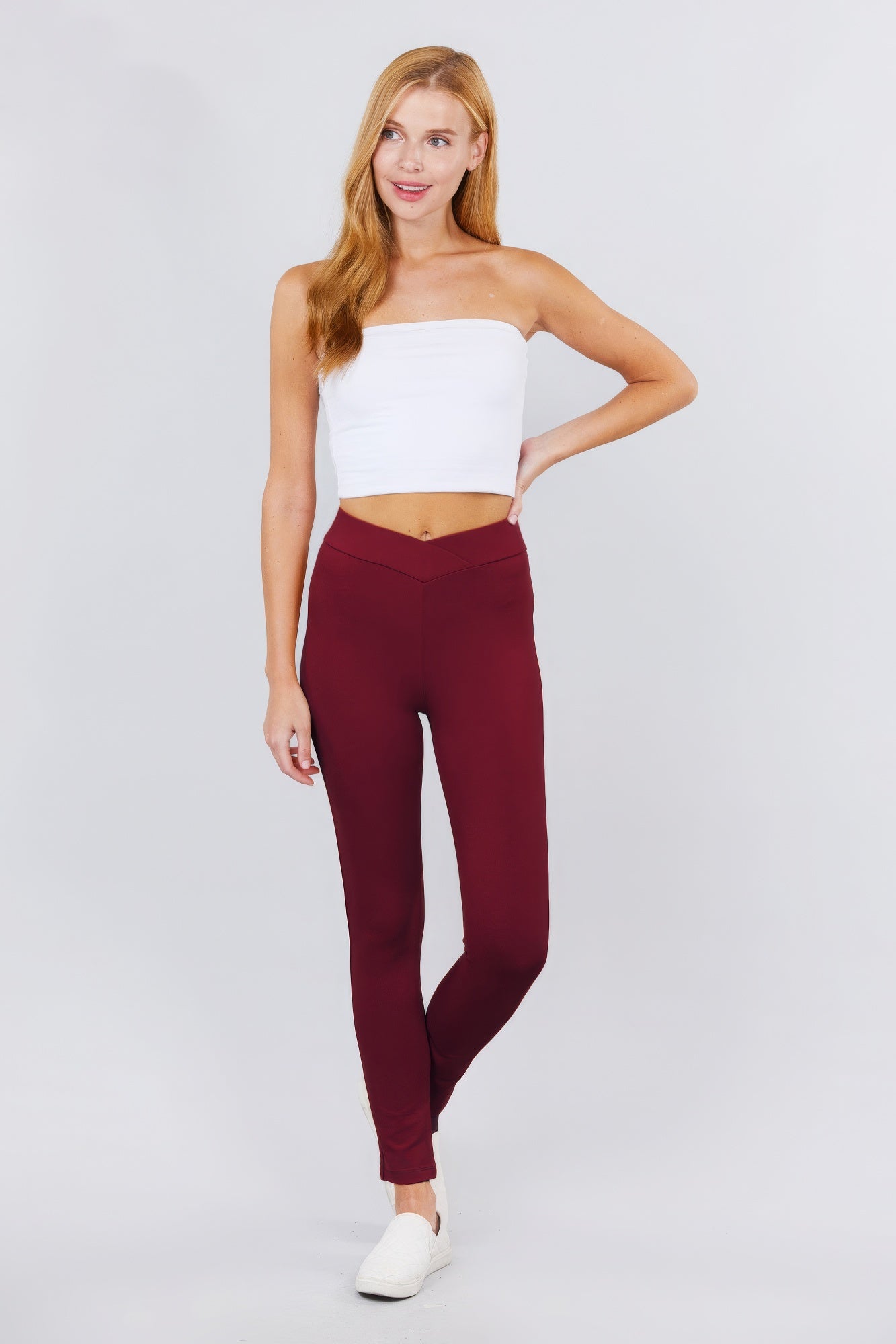 Mid-rise Ponte Pants product image