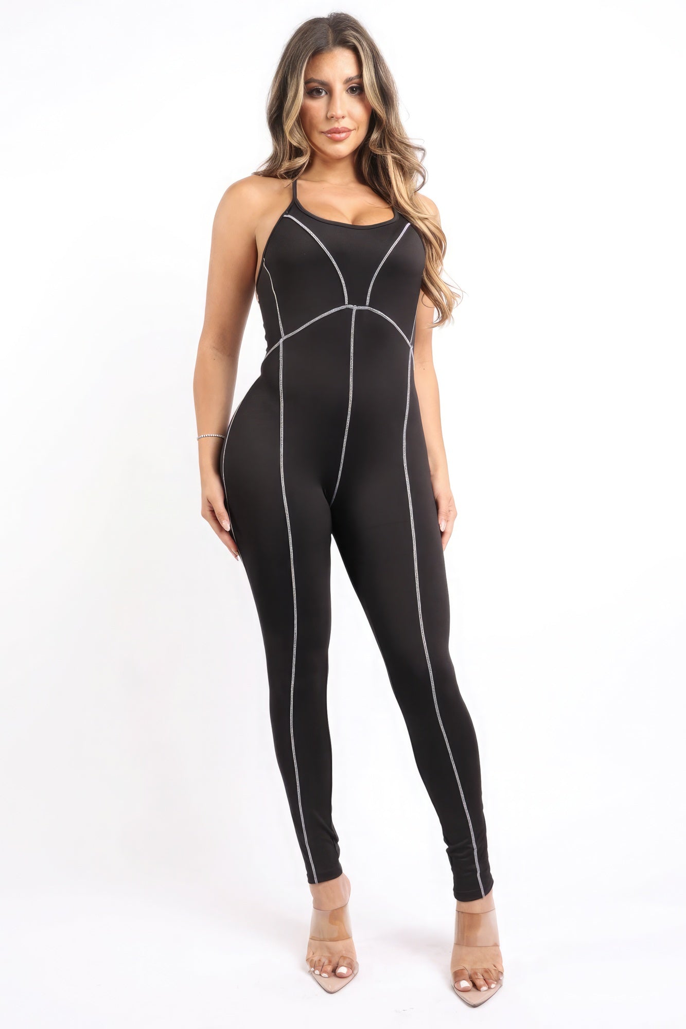 Overlock Line Jumpsuit product image