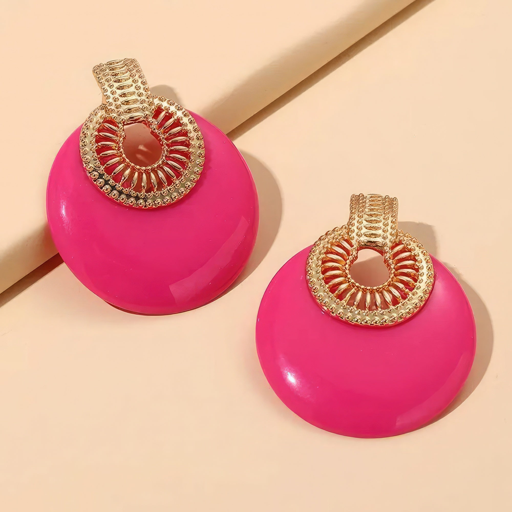 Round Metal Post Earring product image