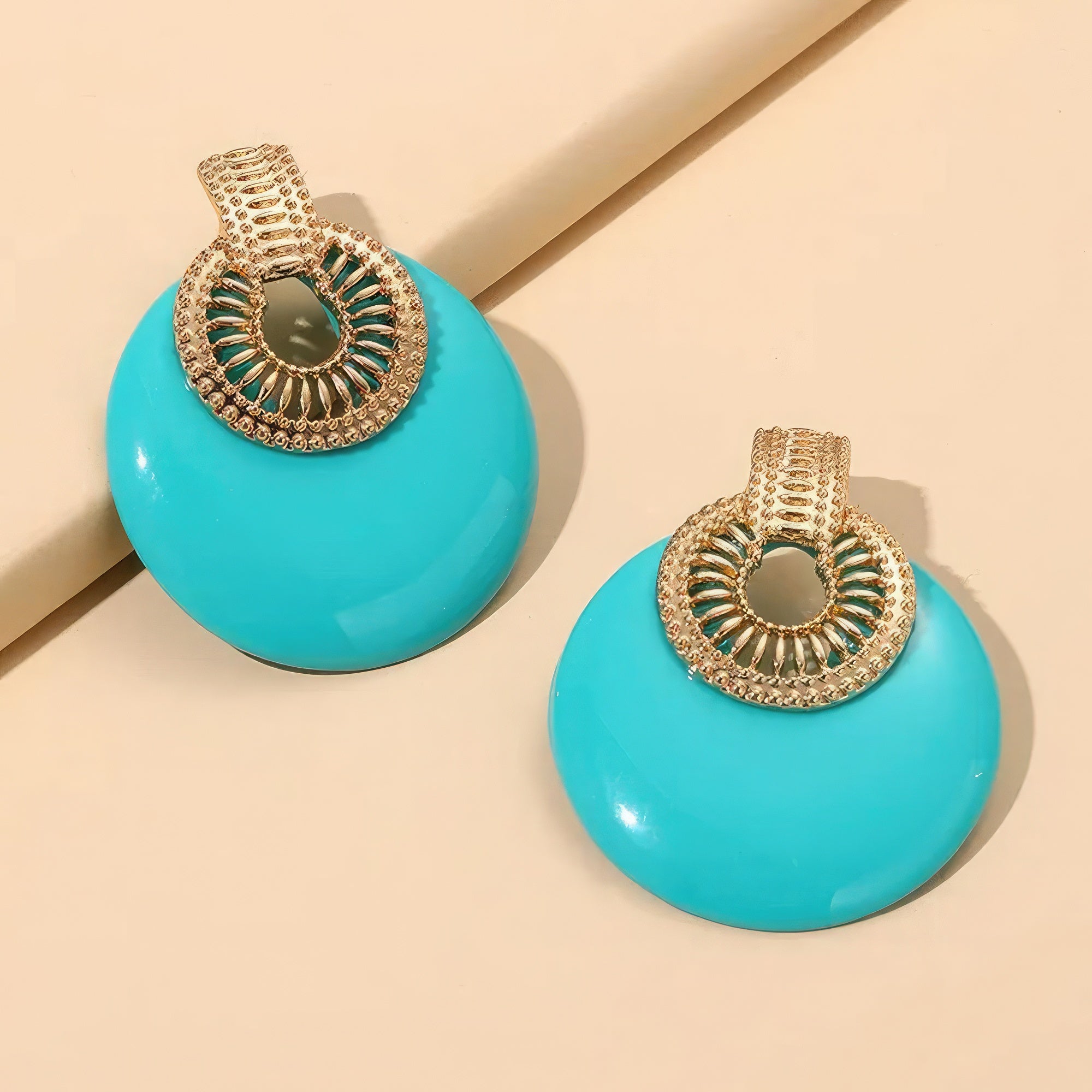 Round Metal Post Earring product image