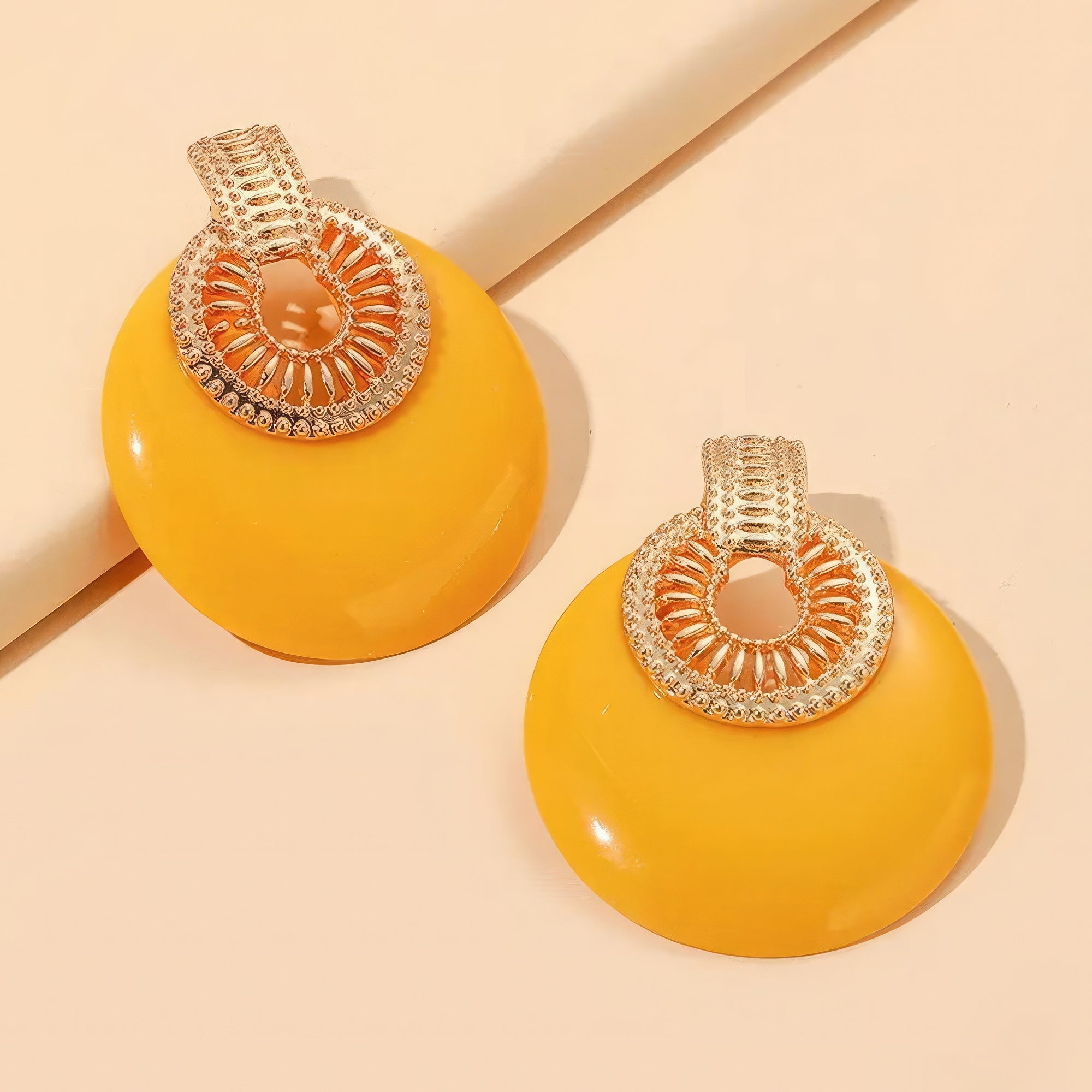 Round Metal Post Earring product image