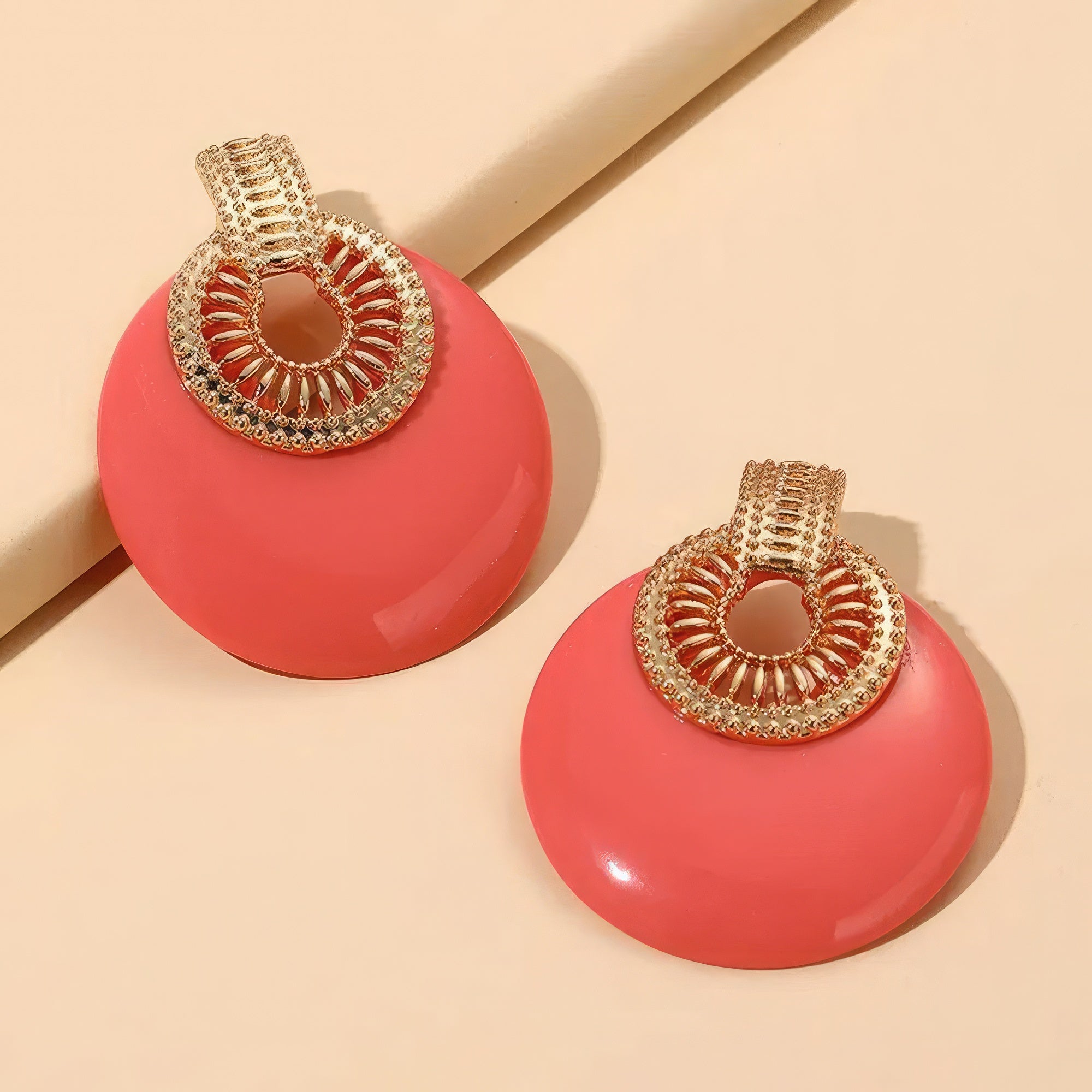 Round Metal Post Earring product image