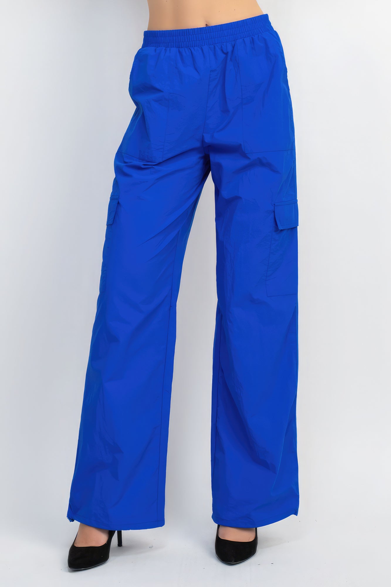 High-rise Cargo Parachute Pants product image