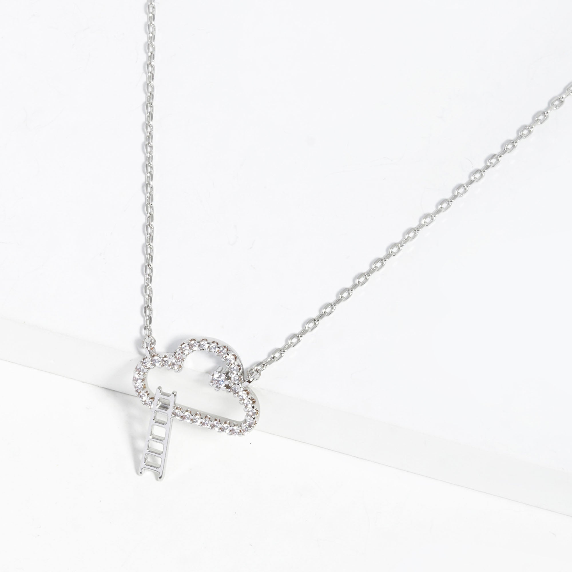 Gold Dipped Cloud Pendant Necklace product image