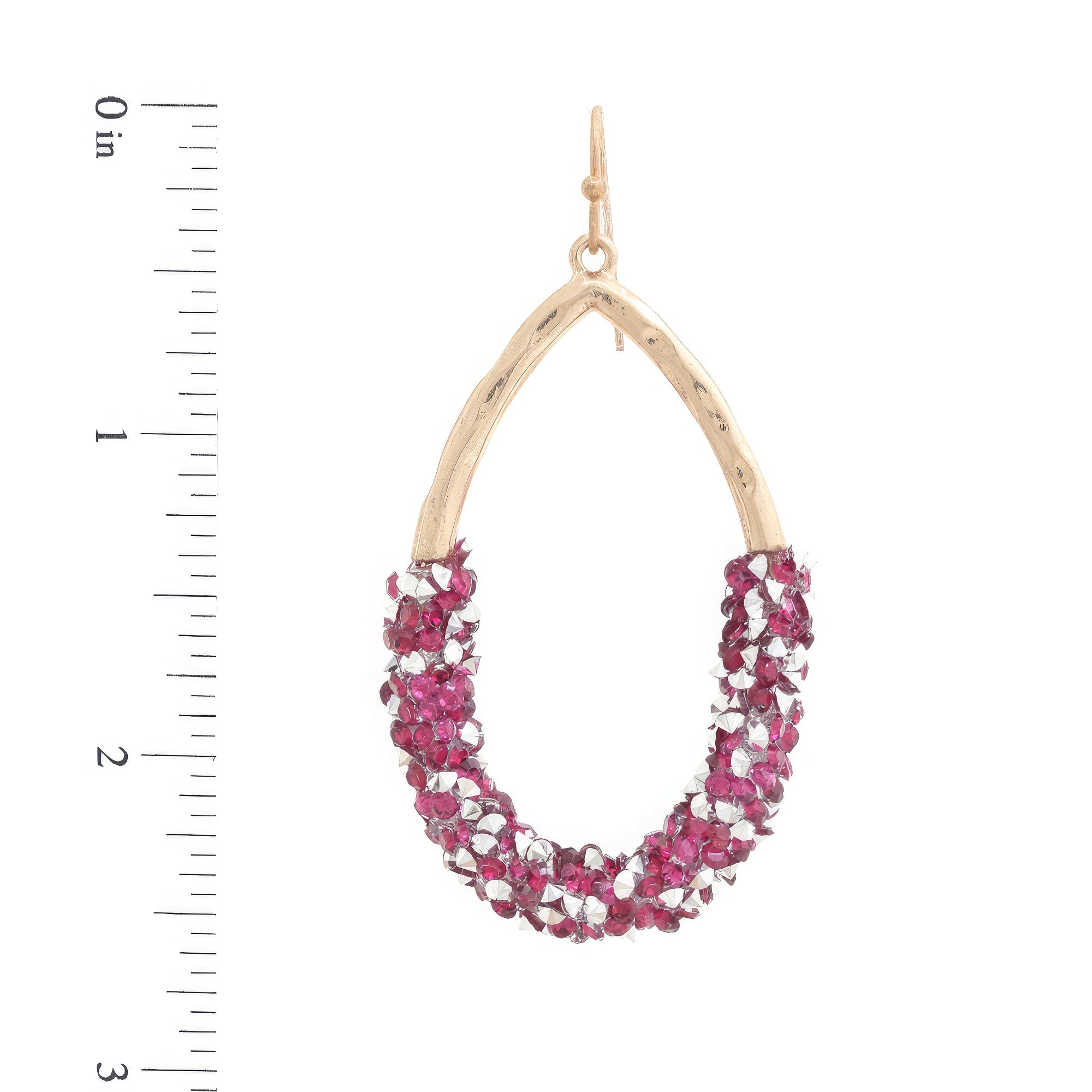 Beaded Teardrop Dangle Earring product image