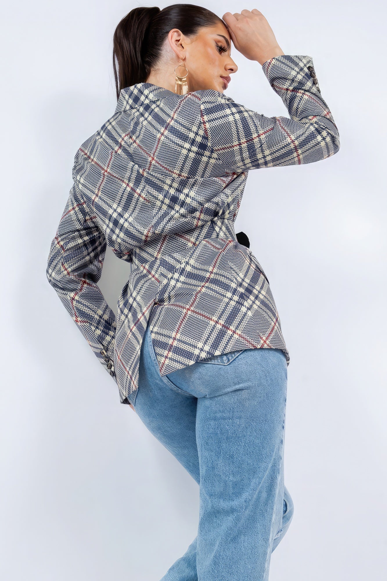 Oversized Blazer With Belt product image