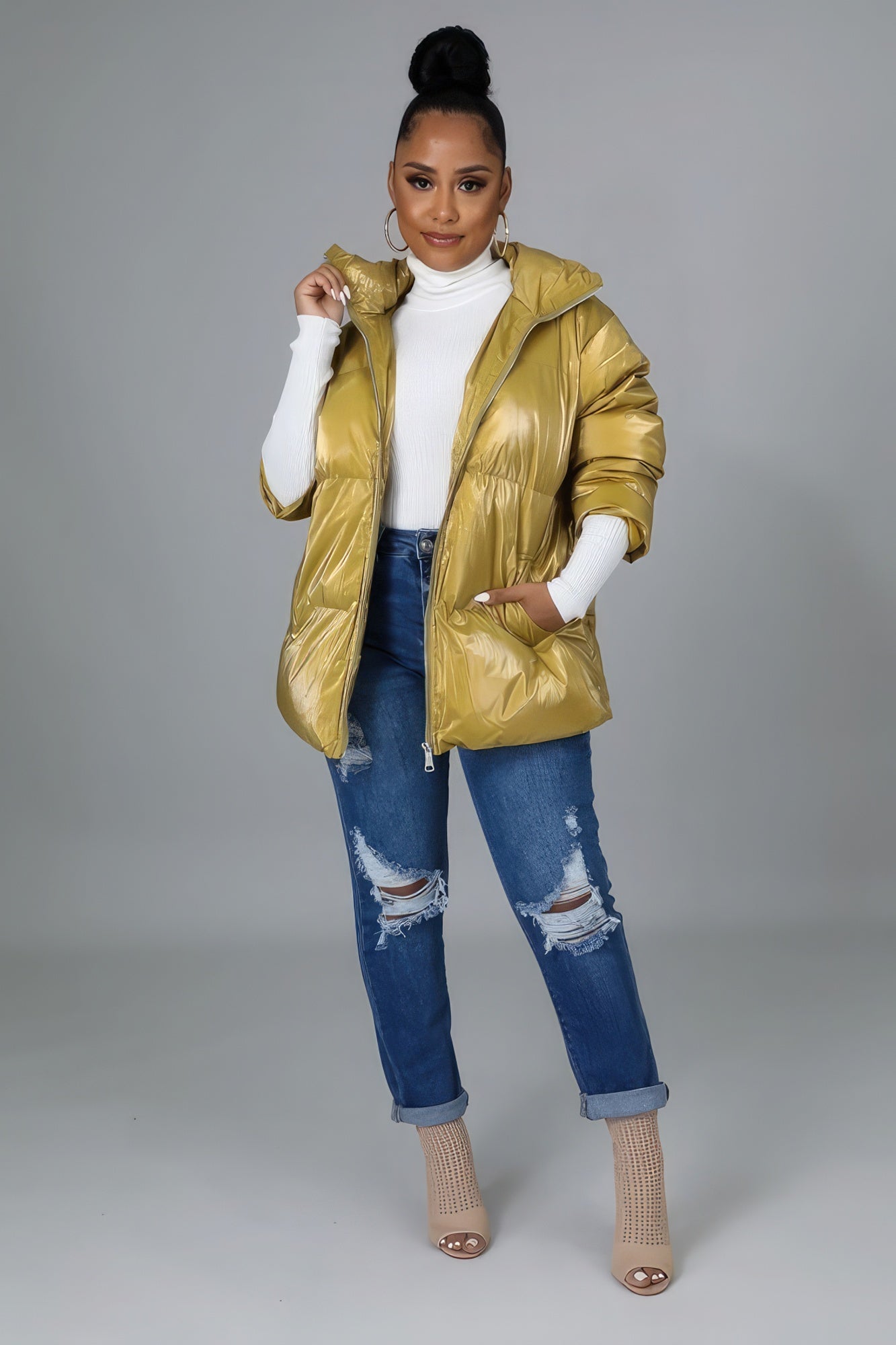 Non-stretch Bomber Jacket product image