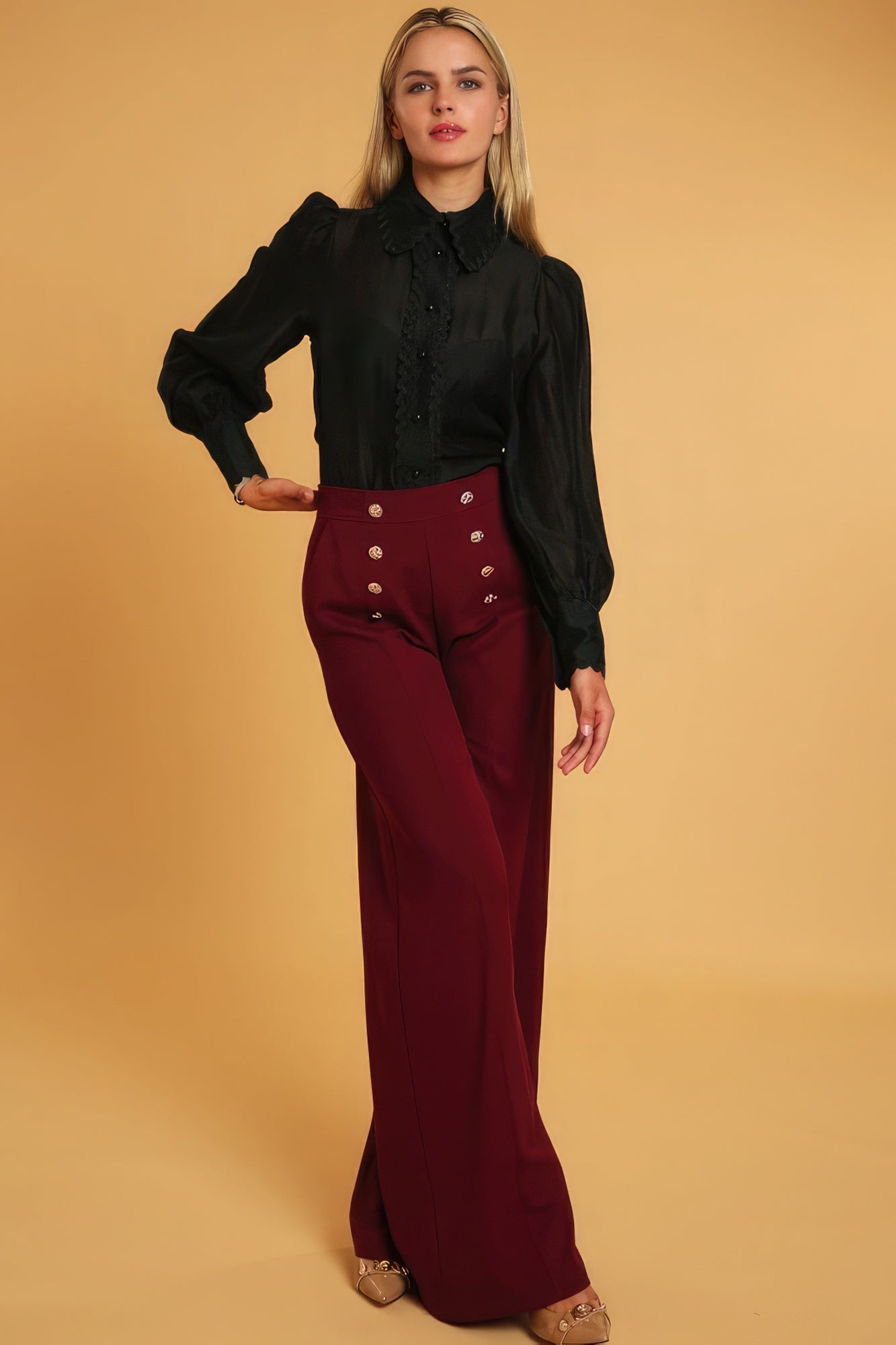 High Waisted Dressy Pants product image
