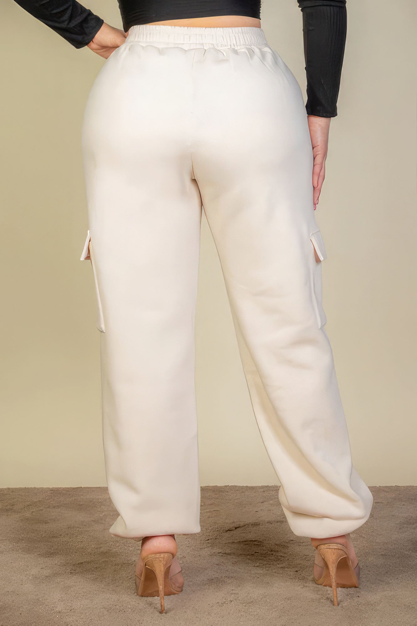 Plus Size Side Pocket Drawstring Waist Sweatpants product image