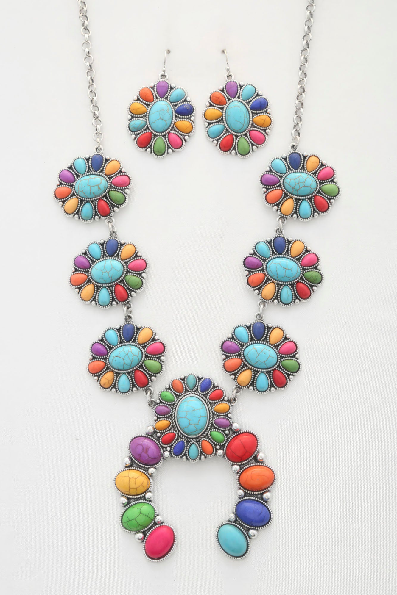 Western Rodeo Horse Concho Necklace product image