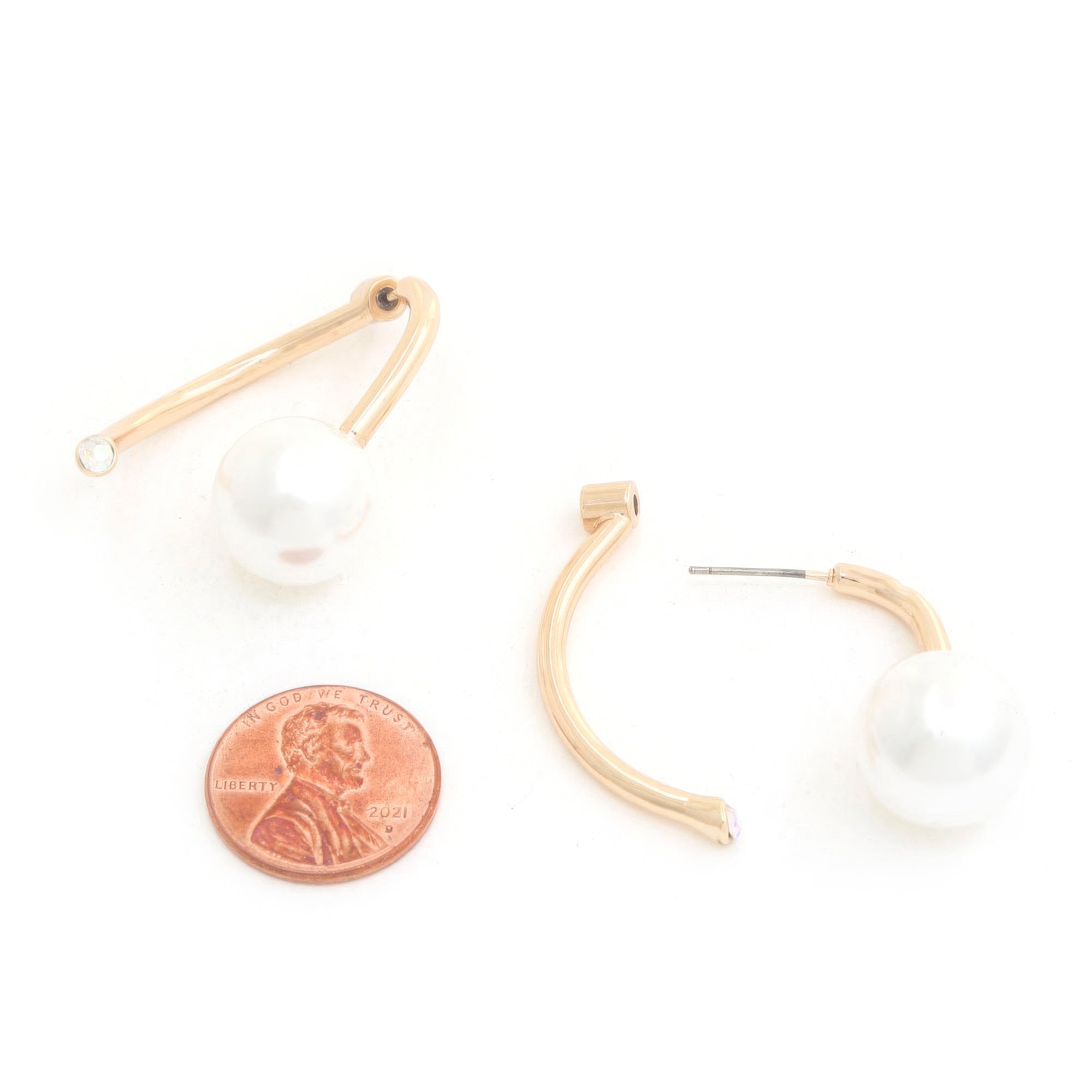 Pearl Bead Metal Earring product image