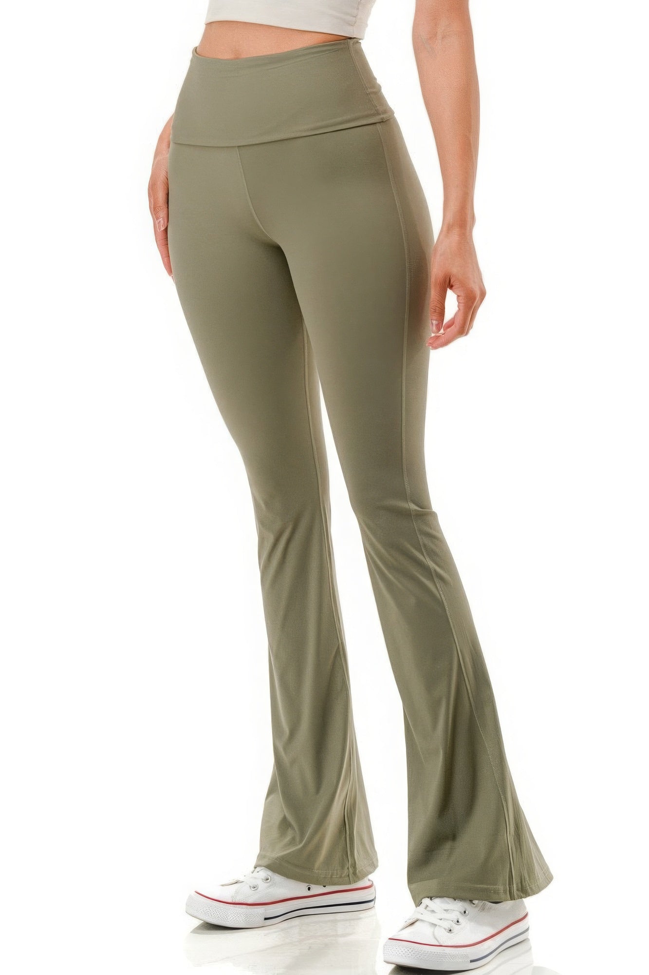 Super High Waist Premium Yoga Flare Pants product image