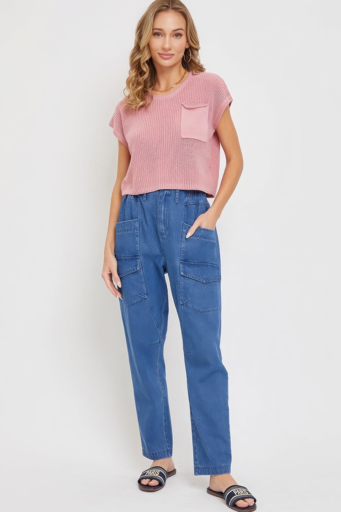 Denim Jogger Pants product image