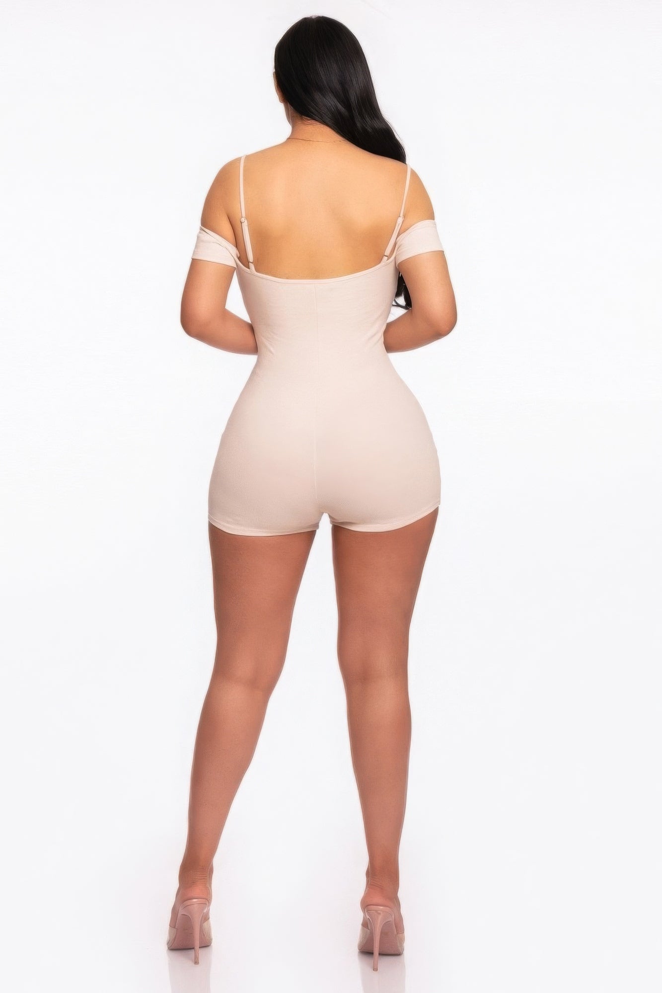 Infinity Off-shoulder Knitted Rompers product image
